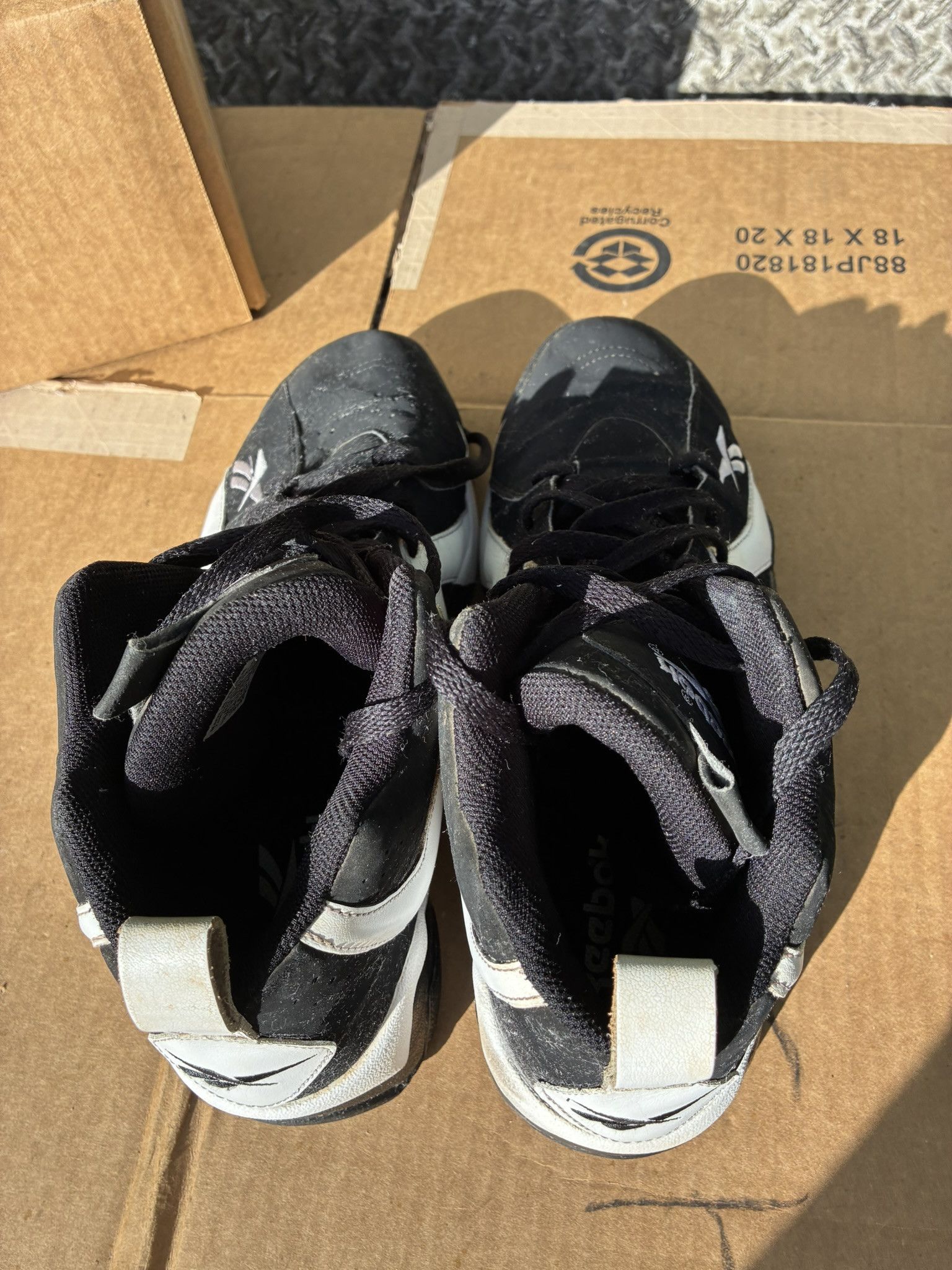 Reebok Reebok Kamikaze I| 2 OG Retro V44405 Black White Men's 12 Size US 12 / EU 45 - 4 Thumbnail