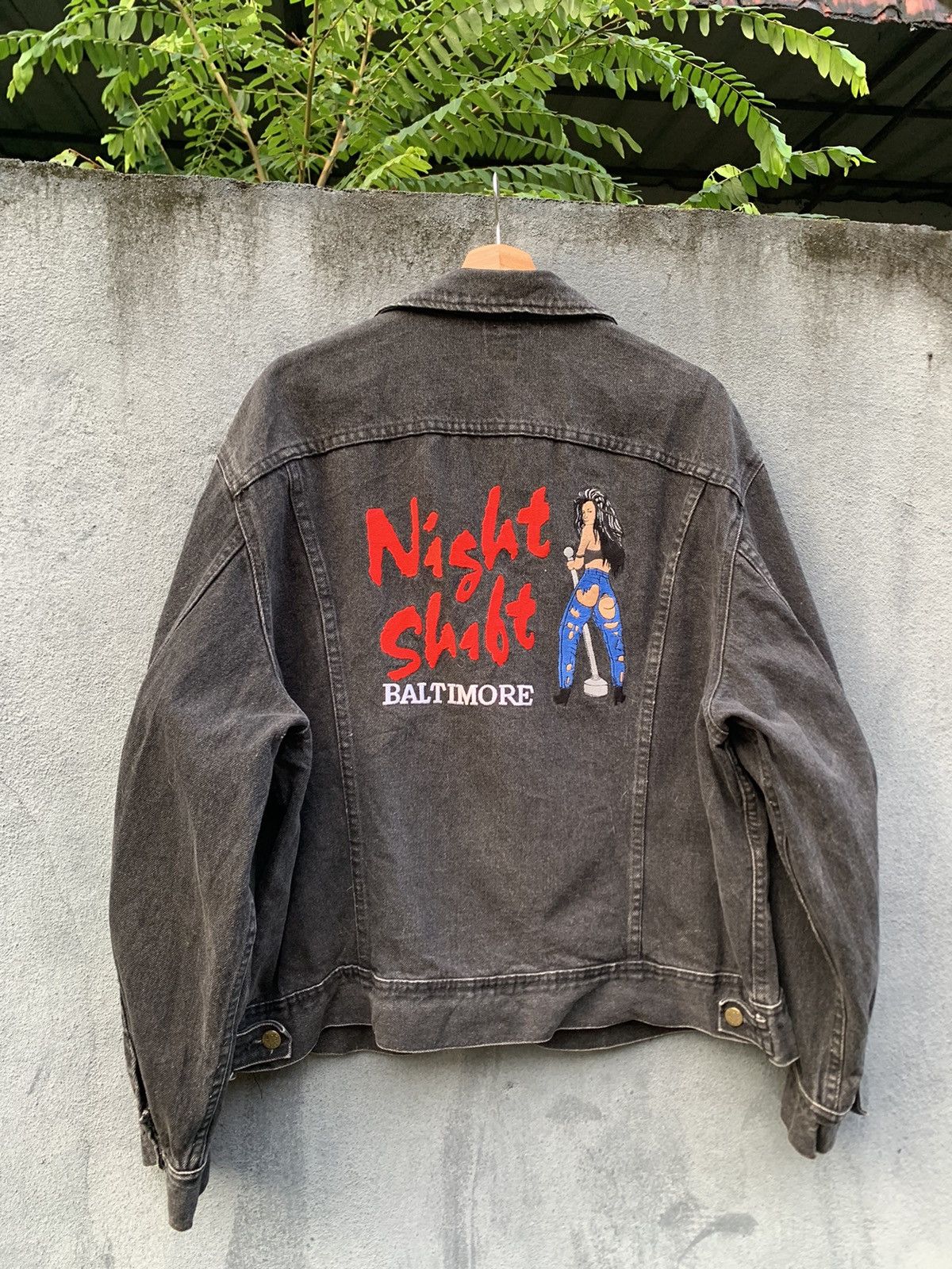 Lee 👹VINTAGE LEE STORM RIDER BAR TEES TRUCKER JACKET Size US M / EU 48-50 / 2 - 2 Thumbnail