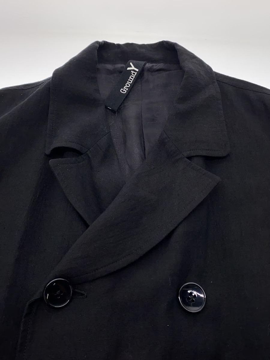 Yohji Yamamoto Yohji Yamamoto Ground Y linen trench coat GG-C01-300 Size US L / EU 52-54 / 3 - 7 Thumbnail