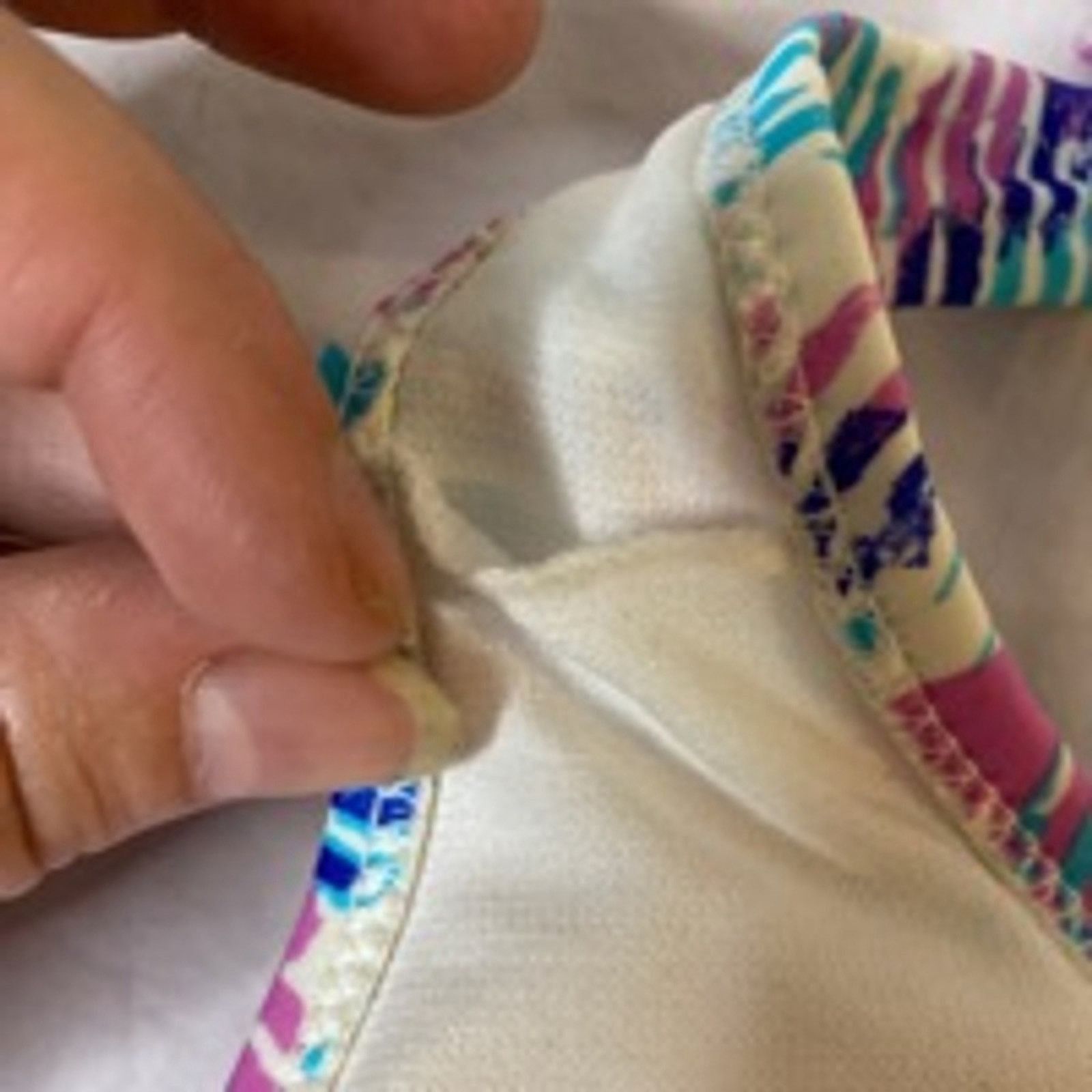 Other Beach Scene Halter Bikini Tankini Top 90s Y2K Print Size S Size ONE SIZE - 7 Thumbnail