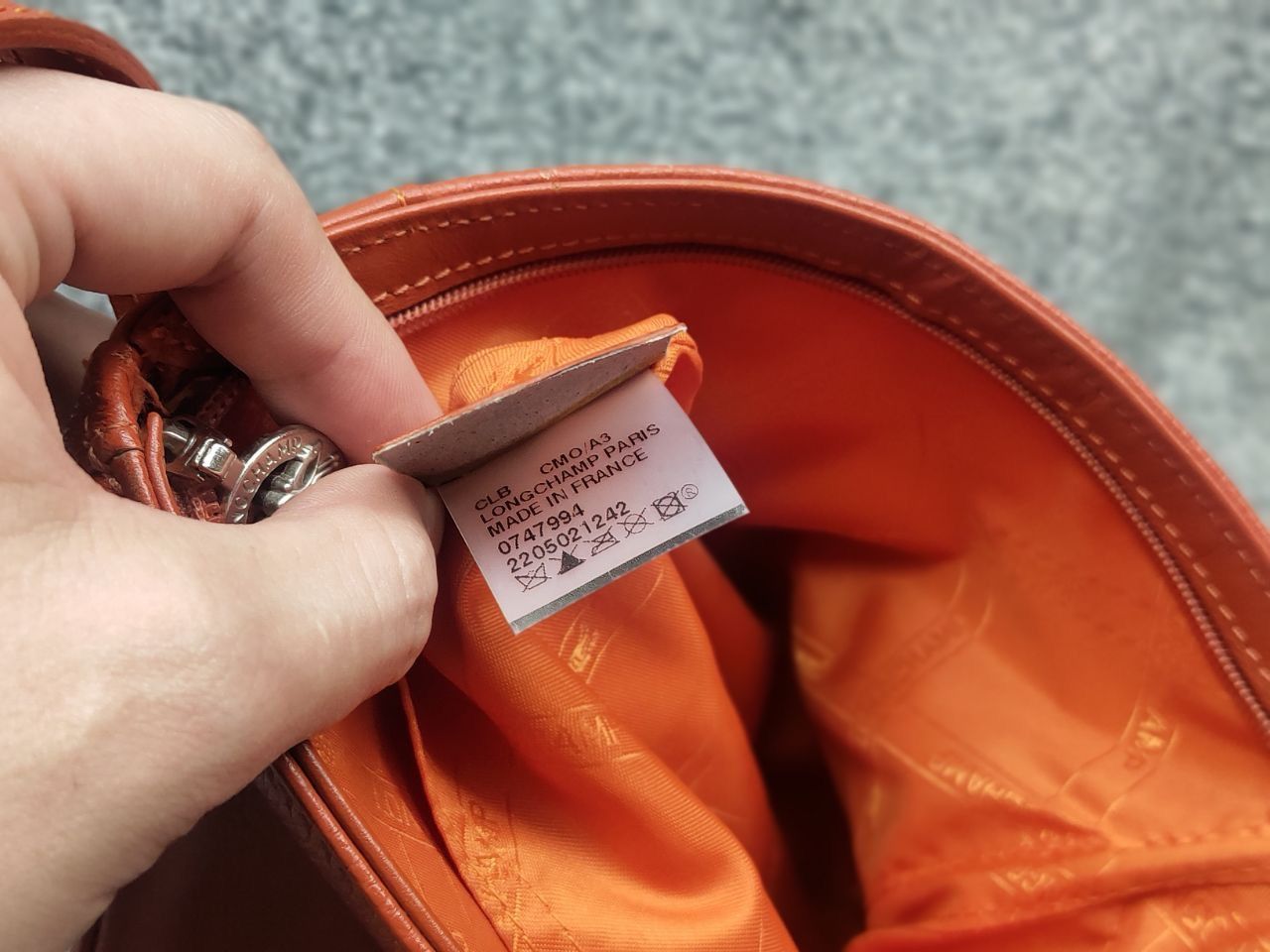 Longchamp longchamp Design orange leather shoulder messenger Handbag Size ONE SIZE - 19 Thumbnail