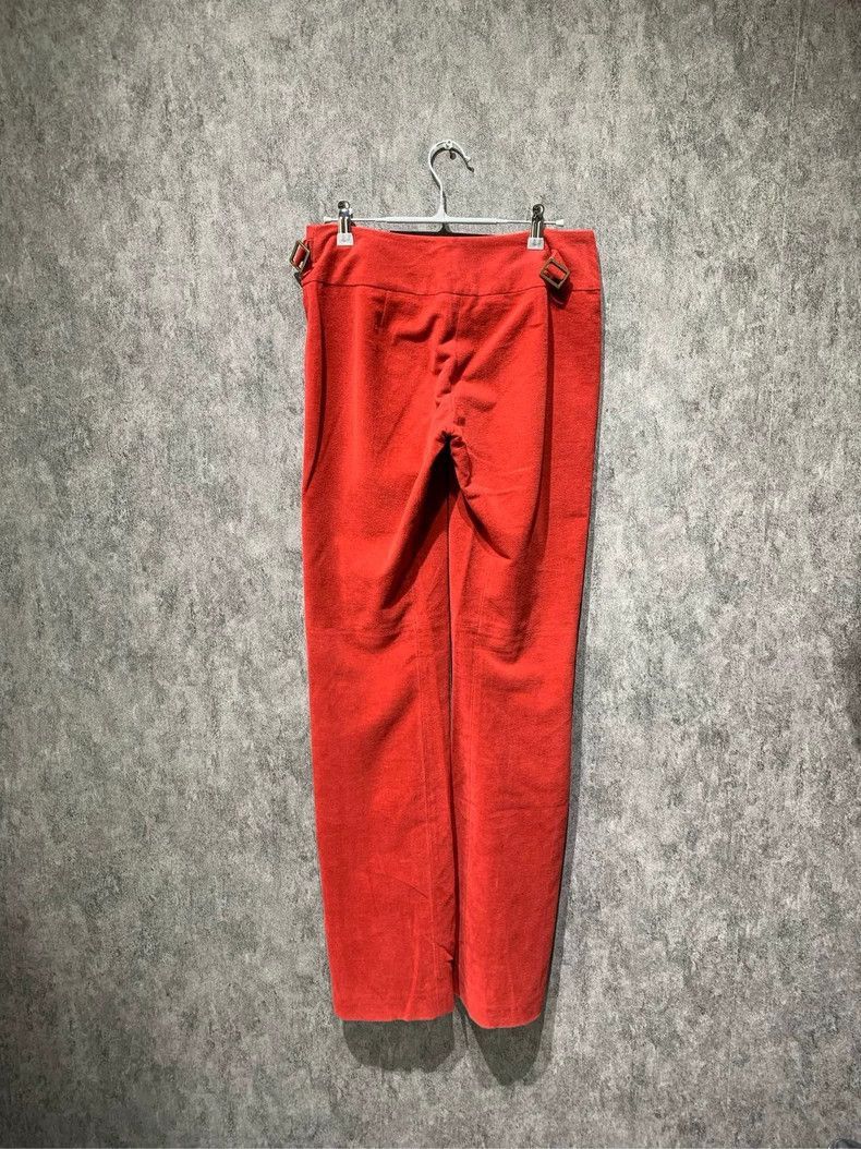 Kenzo Kenzo Red Casual Pants Size 36-2506 Size 35" - 2 Thumbnail
