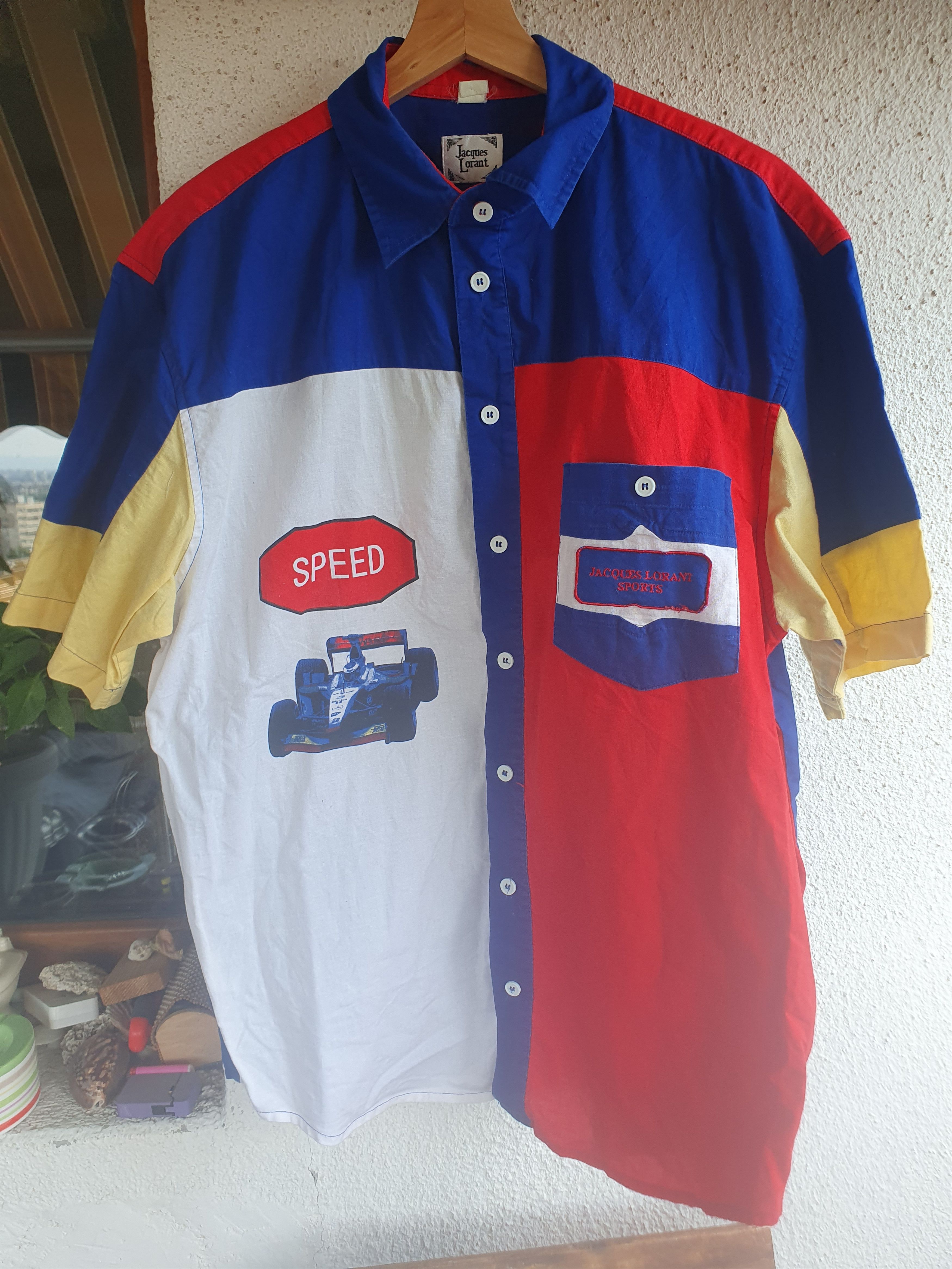 Other Jacques Lorant Sport Racing Short Sleeve Shirt sz XL Size US XL / EU 56 / 4 - 1 Thumbnail