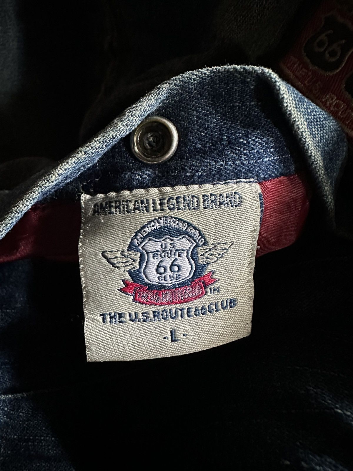 Vintage Vintage The U.S Route 66 club reversible jacket Size US L / EU 52-54 / 3 - 9 Thumbnail