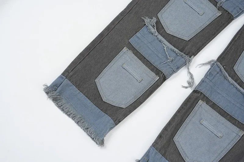 Japanese Brand × Vintage Streetwear Baggy Multi Pockets Jeans Trousers y2k Size US 32 / EU 48 - 13 Thumbnail