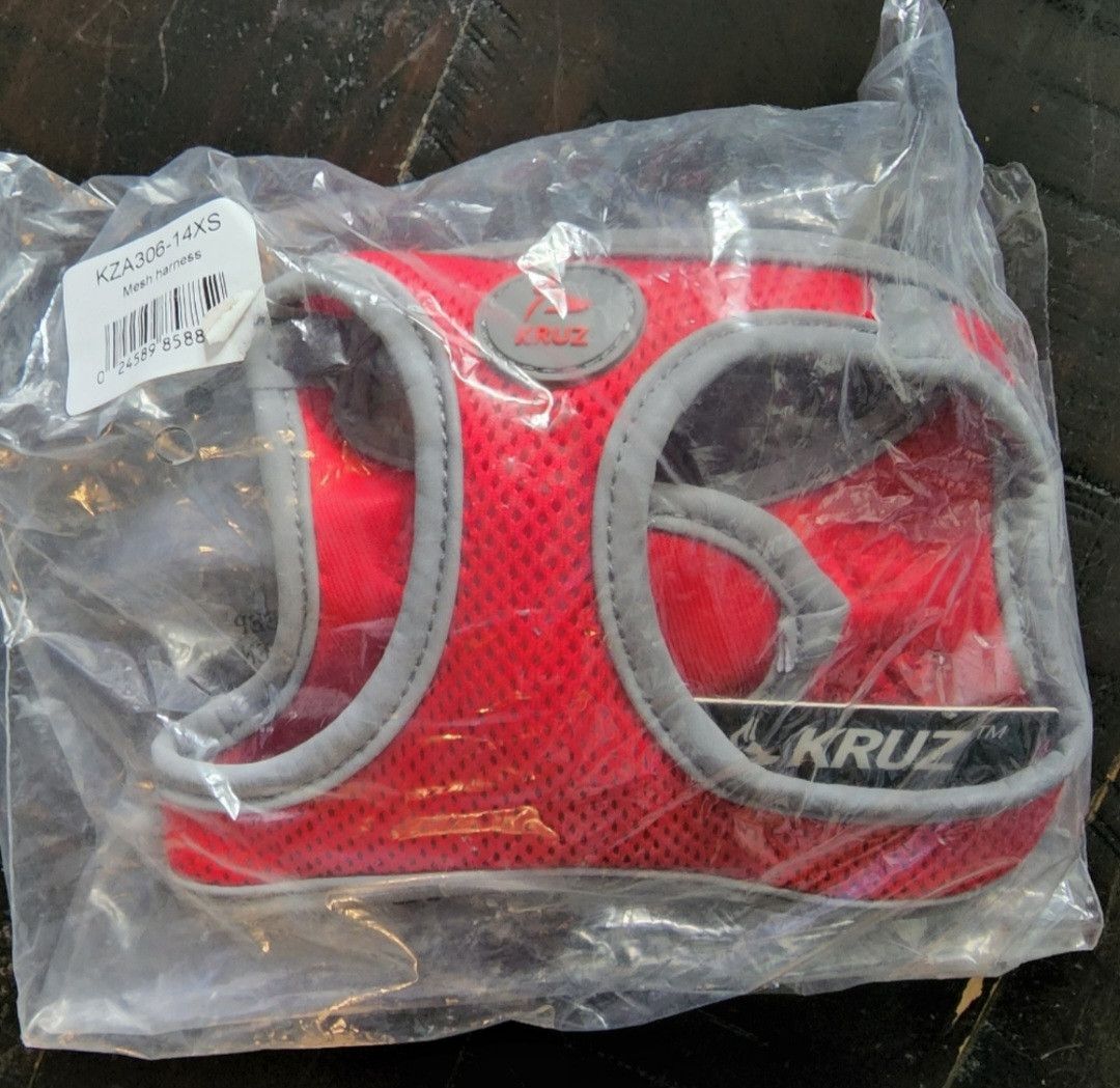 Other NWT Kruz Reflective Layered Mesh Dog Harness Red Size XS Size ONE SIZE - 4 Thumbnail