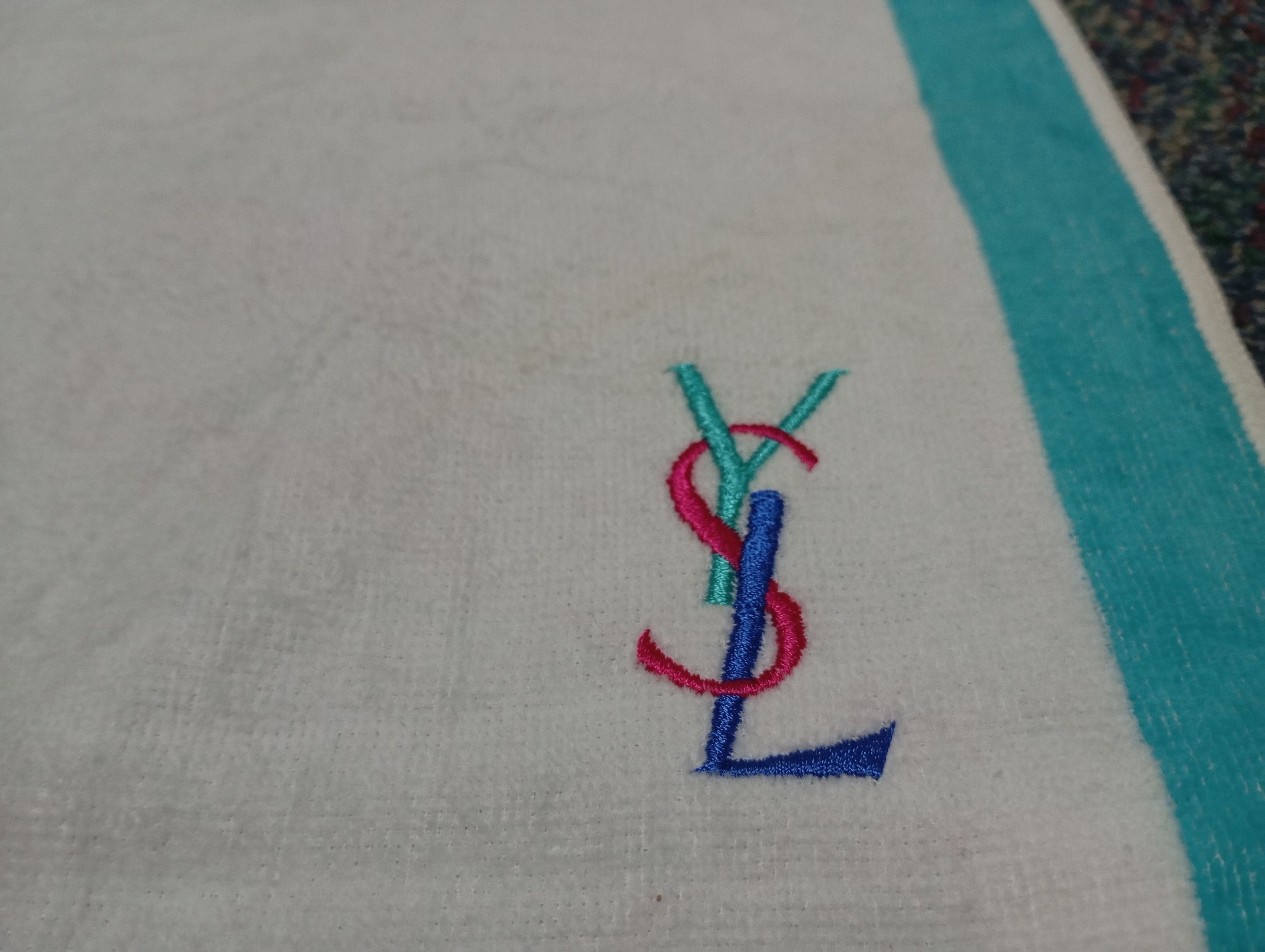 Yves Saint Laurent YSL Yves Saint Laurent Hand Towel Handkerchief Size ONE SIZE - 3 Thumbnail