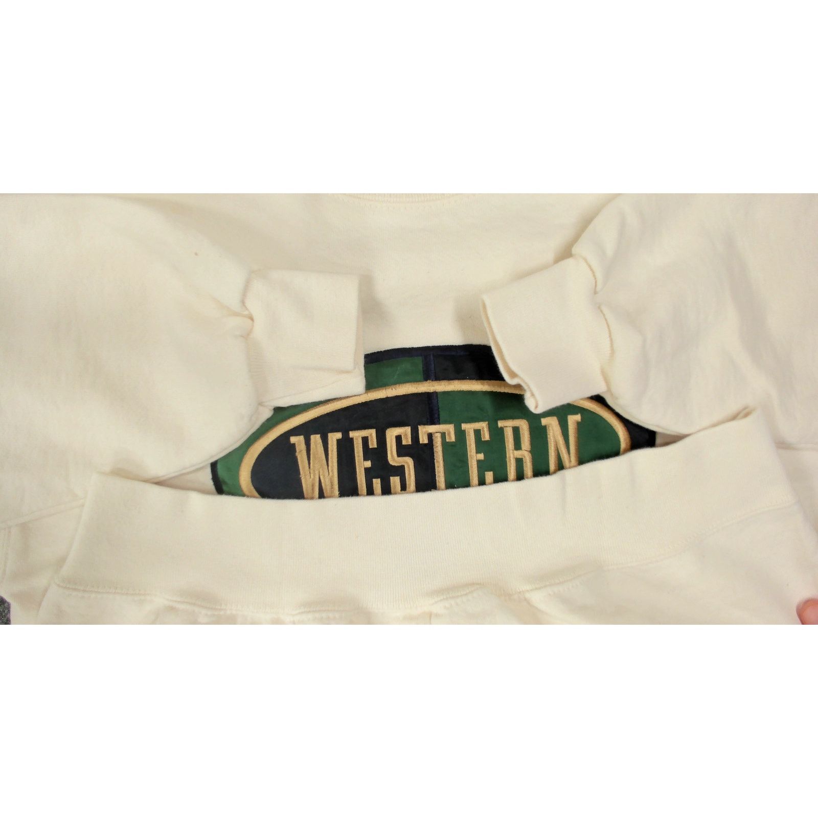 Vintage Vintage 90s NAS Heavyweight Boxy Collegiate Sweatshirt Size L / US 10 / IT 46 - 10 Thumbnail