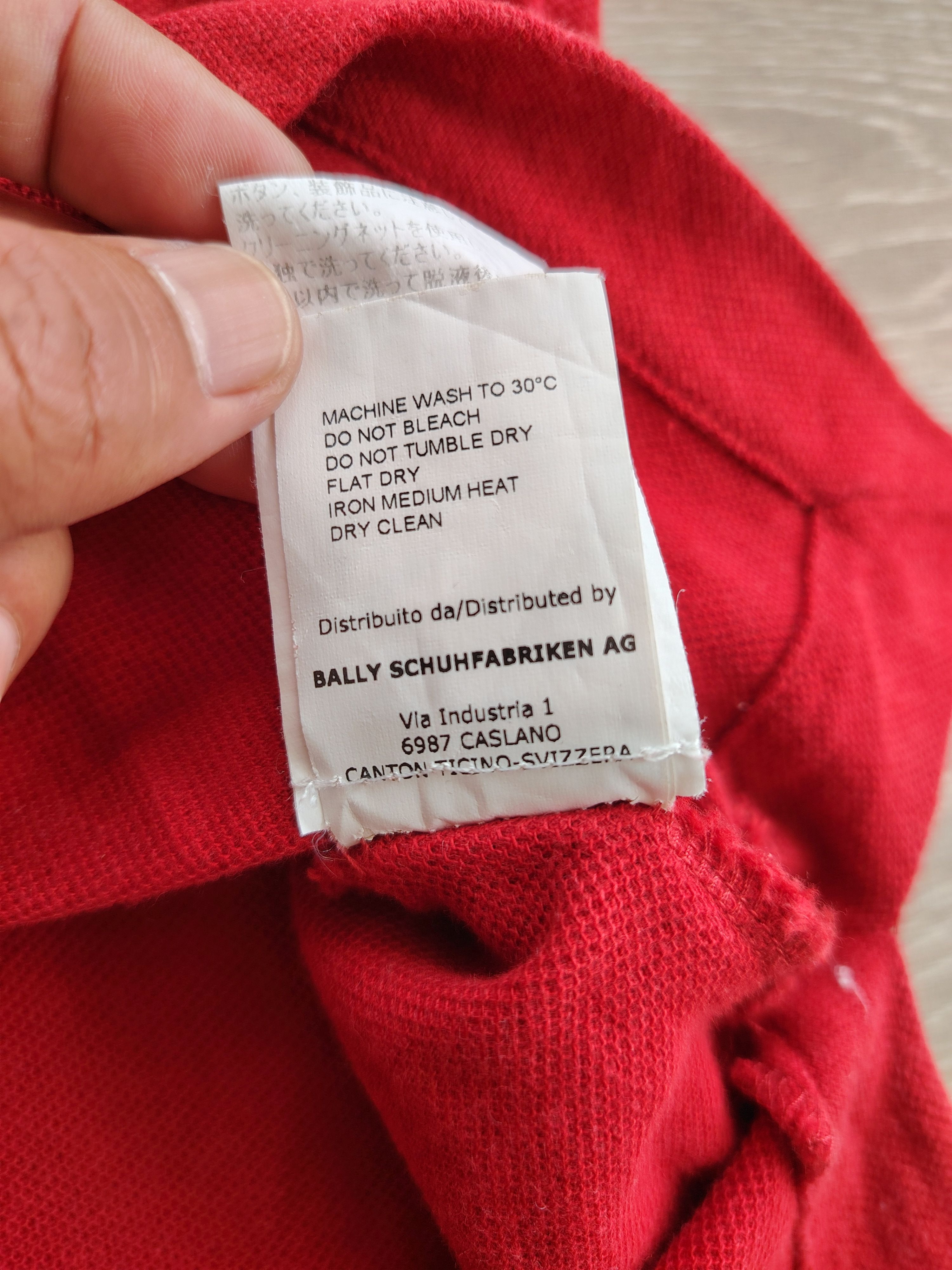 Bally Bally Italy Red Polo T Shirt Size US M / EU 48-50 / 2 - 8 Thumbnail