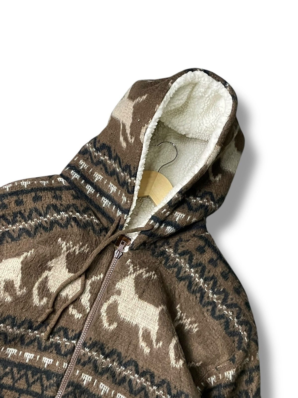 Japanese Brand × Vintage Vintage BREAKERS Deer Allover Print Hoodies (71) Size US M / EU 48-50 / 2 - 5 Thumbnail