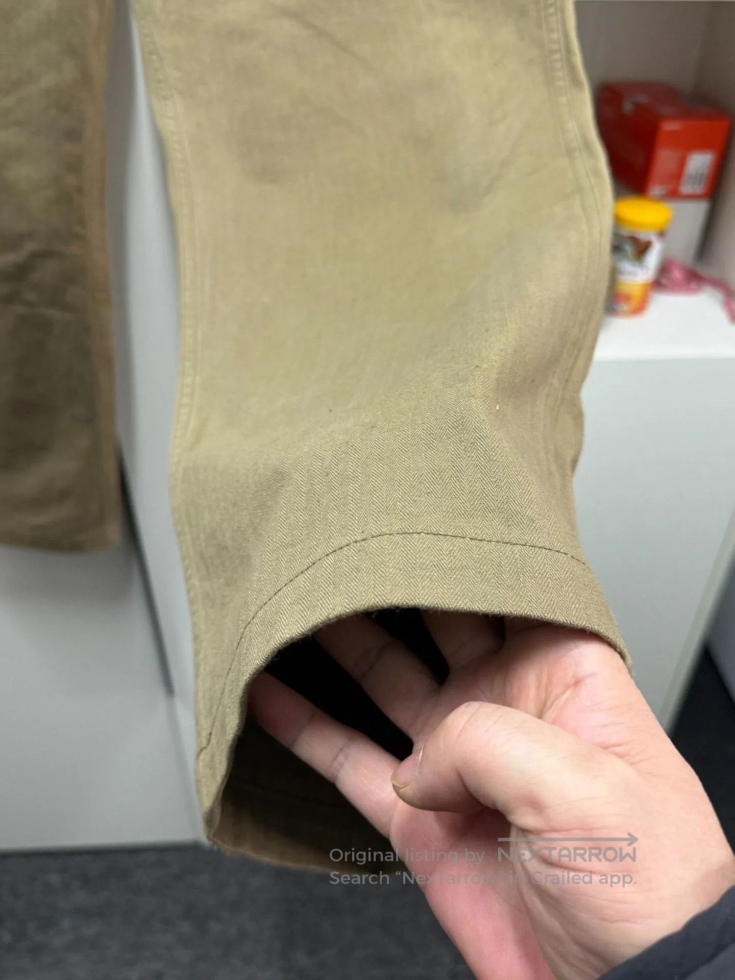 Warehouse Warehouse American Retro Herringbone Officer Pants. Size US 32 / EU 48 - 7 Thumbnail