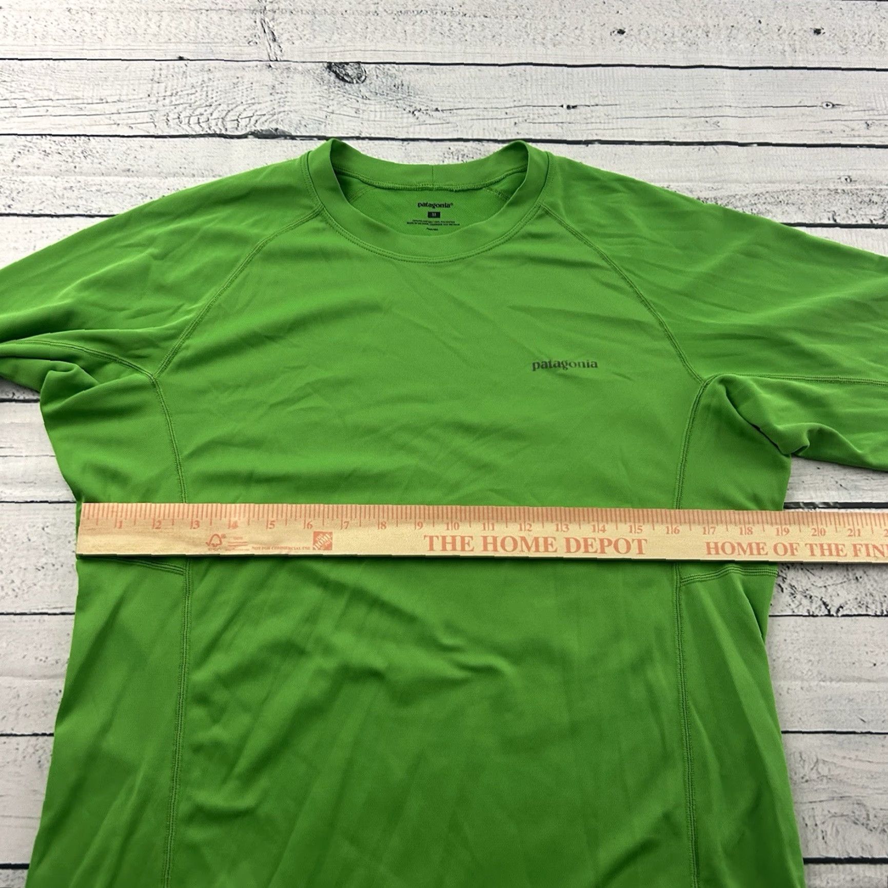 Patagonia Patagonia Long Sleeve Fore Runner Athletic Shirt Men M Green Size US M / EU 48-50 / 2 - 4 Thumbnail