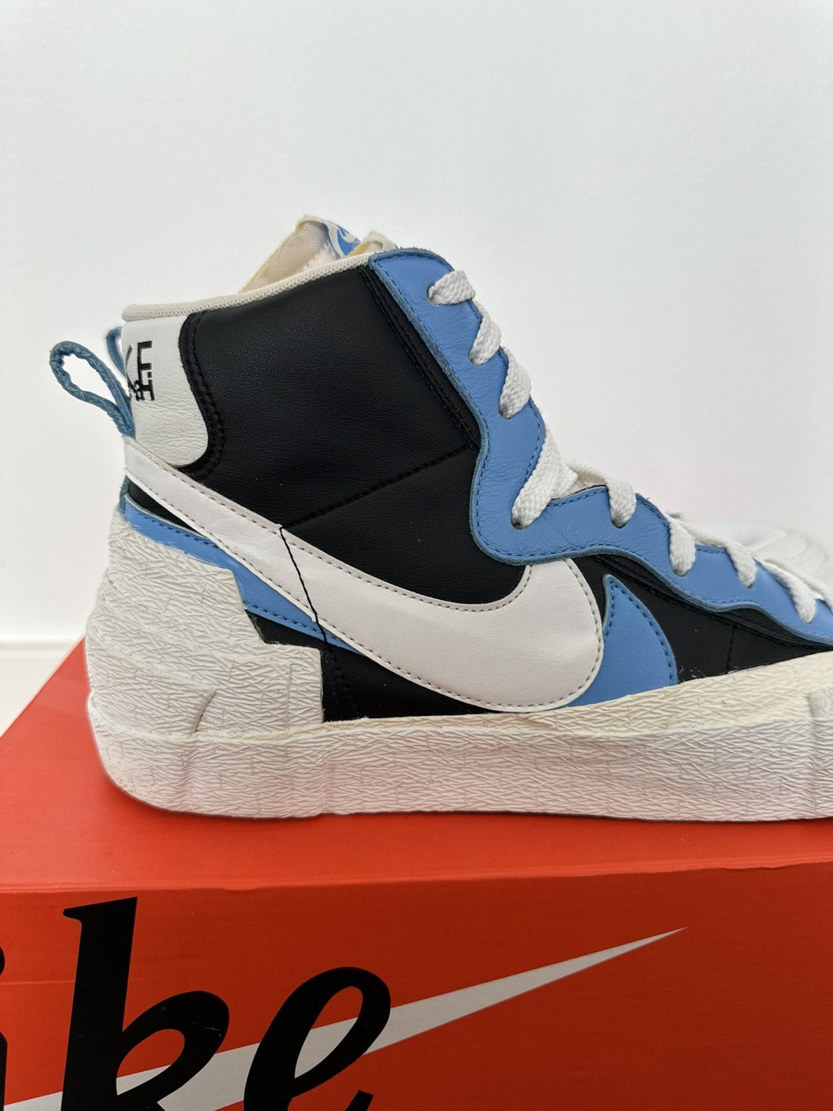 Nike × Sacai Nike Sacai Blazer Mid Blue Size US 11.5 / EU 44-45 - 7 Thumbnail