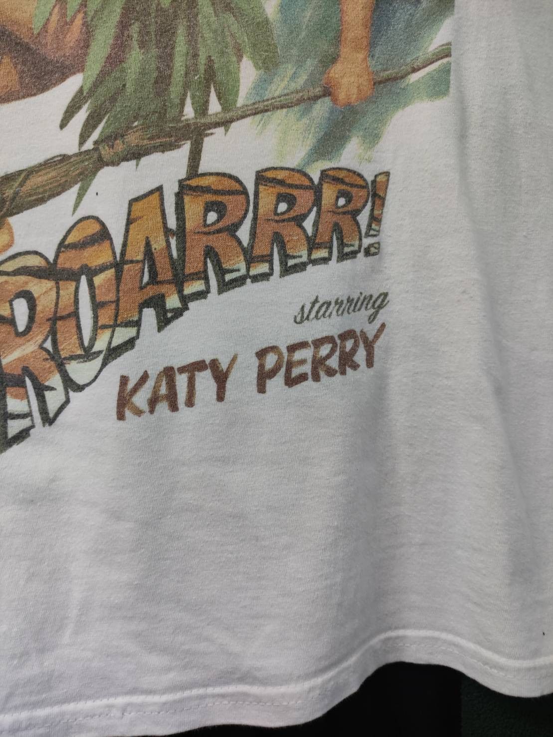 Band Tees Katy Perry " Roar Like Thunder " Single Promo T-Shirt Size US S / EU 44-46 / 1 - 5 Thumbnail