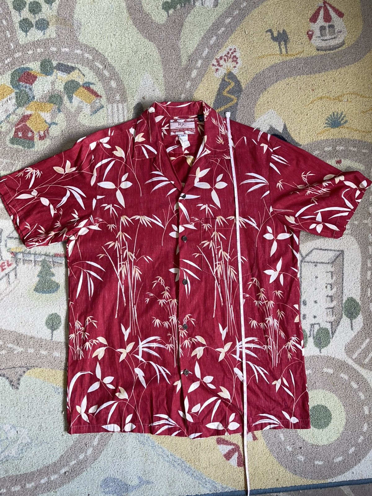 Vintage RJC HAWAIIAN SHIRT RED M Size US M / EU 48-50 / 2 - 6 Thumbnail