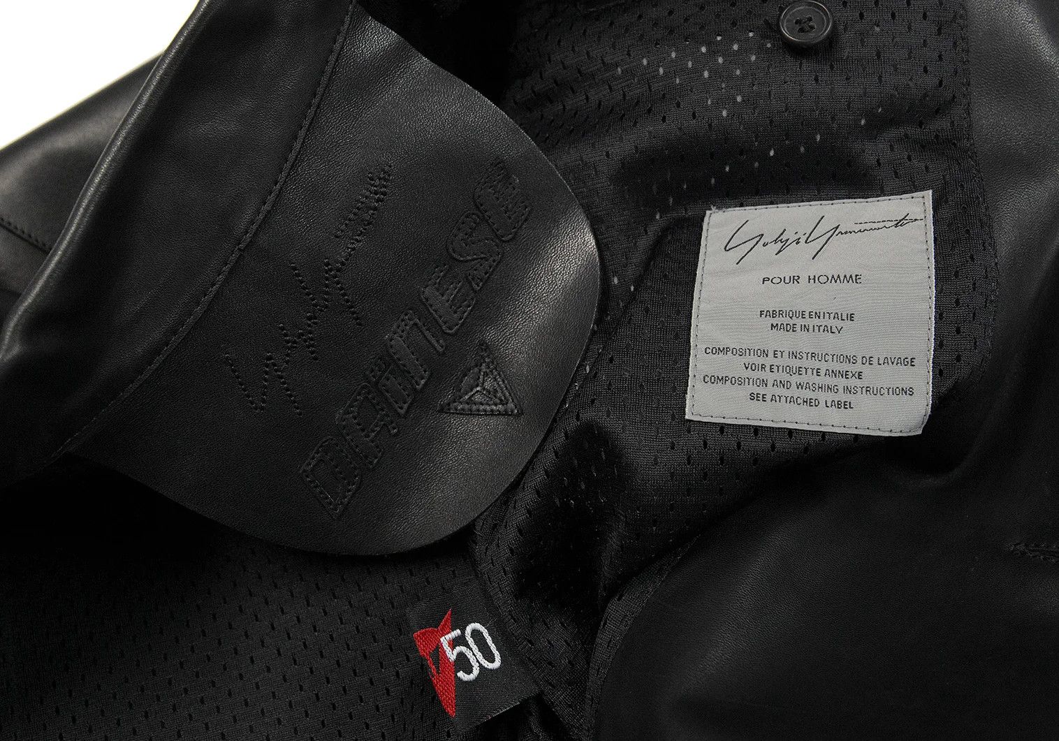 Yohji Yamamoto Yohji Yamamoto × Dainese Leather Jacket Size US L / EU 52-54 / 3 - 20 Thumbnail