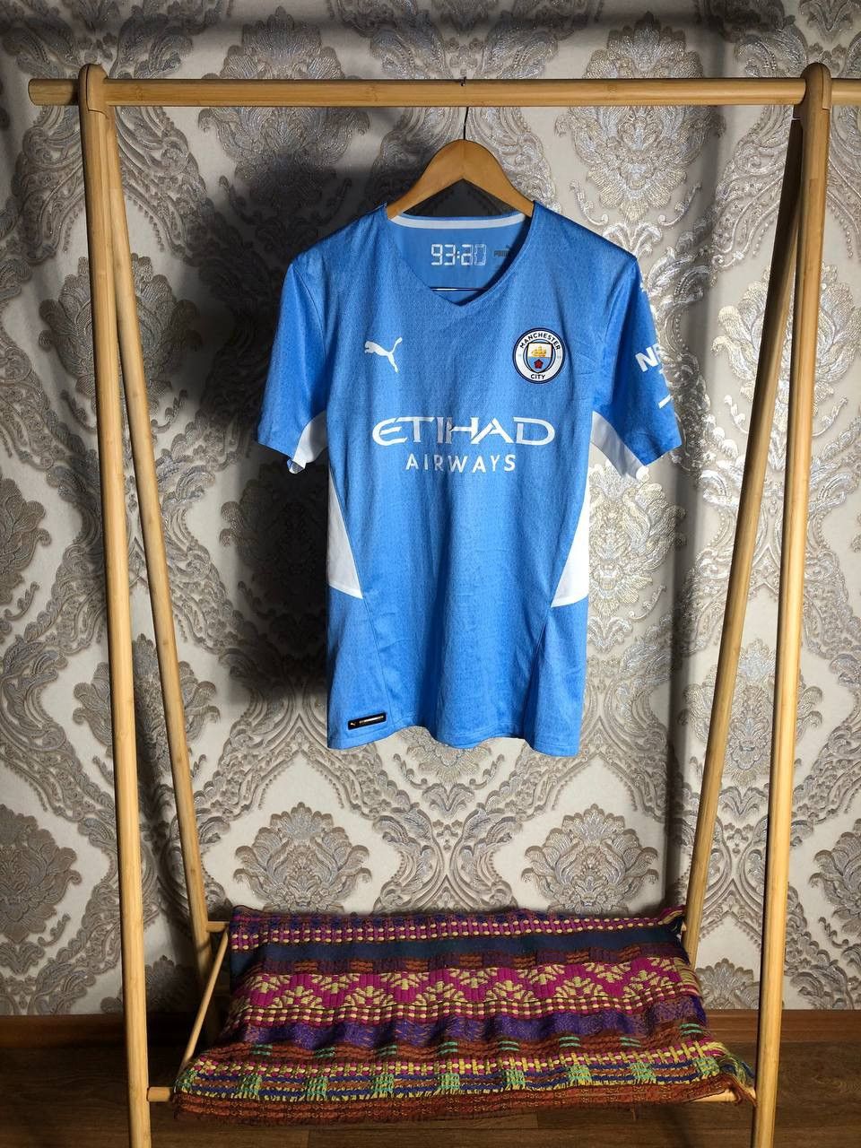 Puma VINTAGE PUMA FC MANCHESTER CITY ENGLAND SOCCER JERSEY RETRO Size US L / EU 52-54 / 3 - 2 Thumbnail