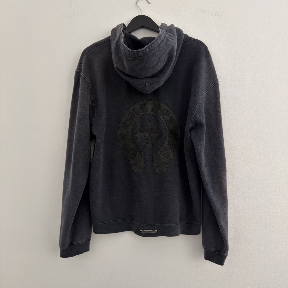 Chrome Hearts Chrome Hearts GRP Y NOT Leather Patchwork Zip-Up