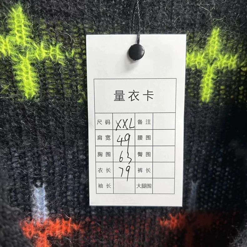 Louis Vuitton Louis Vuitton Colorful mohair cardigan with printed logo s Size US XXL / EU 58 / 5 - 5 Thumbnail