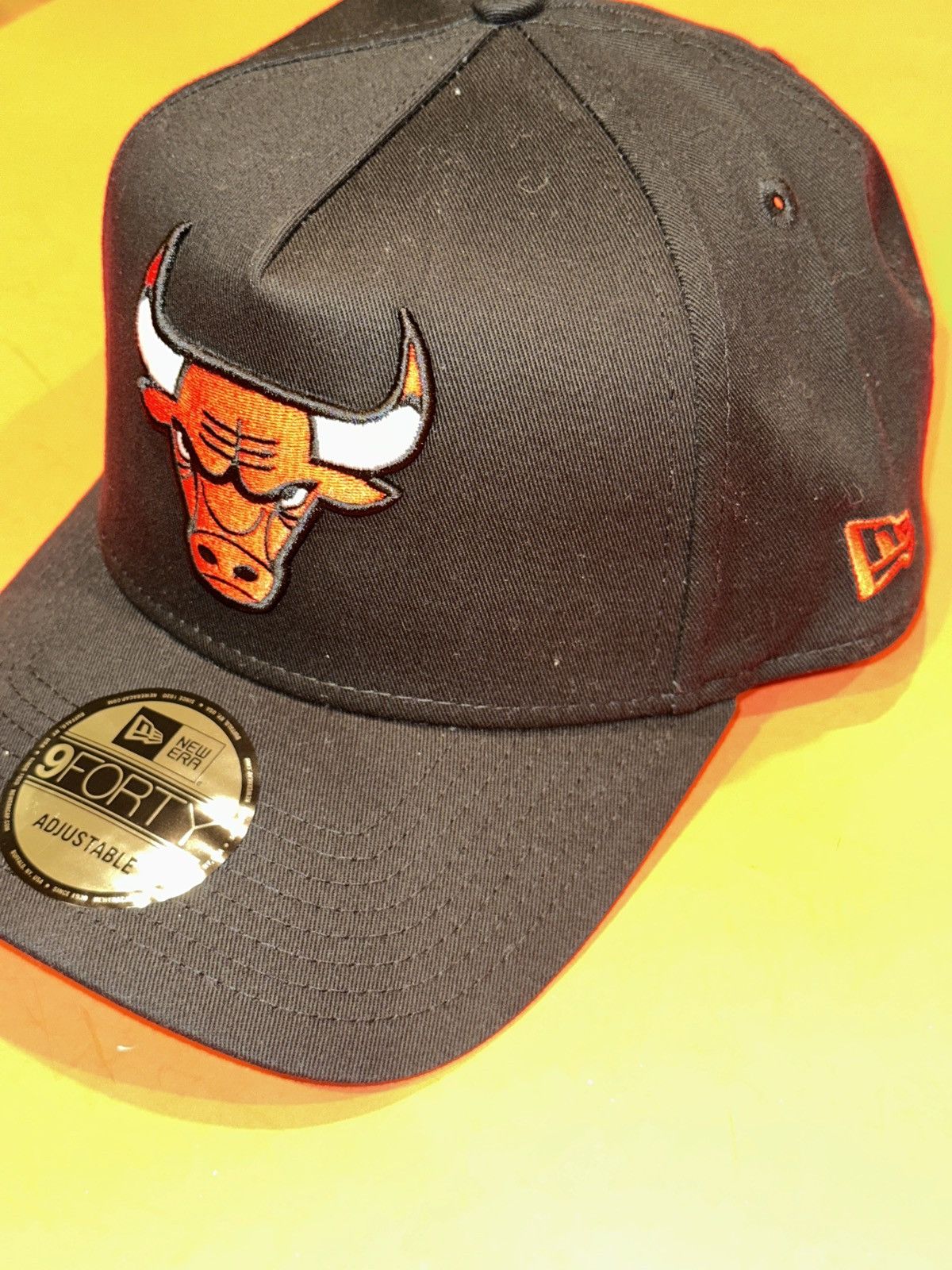 Born X Raised × NBA × New Era Chicago Bulls New Era 9FORTY Black A-Frame Adjustable Hat Size ONE SIZE - 2 Thumbnail