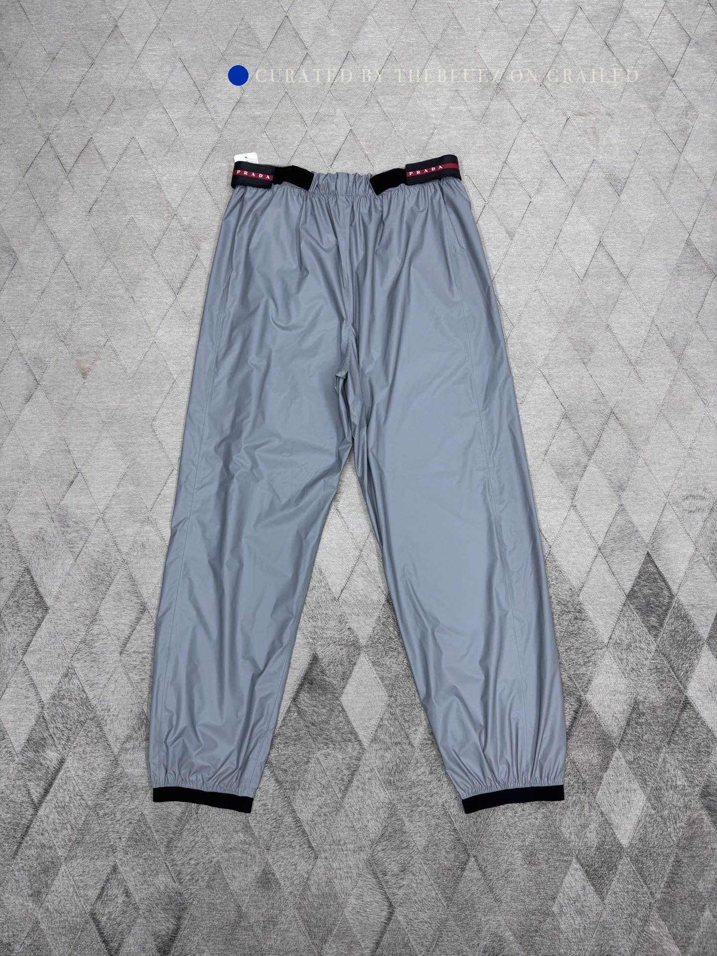 Prada Stylish Technical Joggers in Gray Size US 34 / EU 50 - 1 Thumbnail