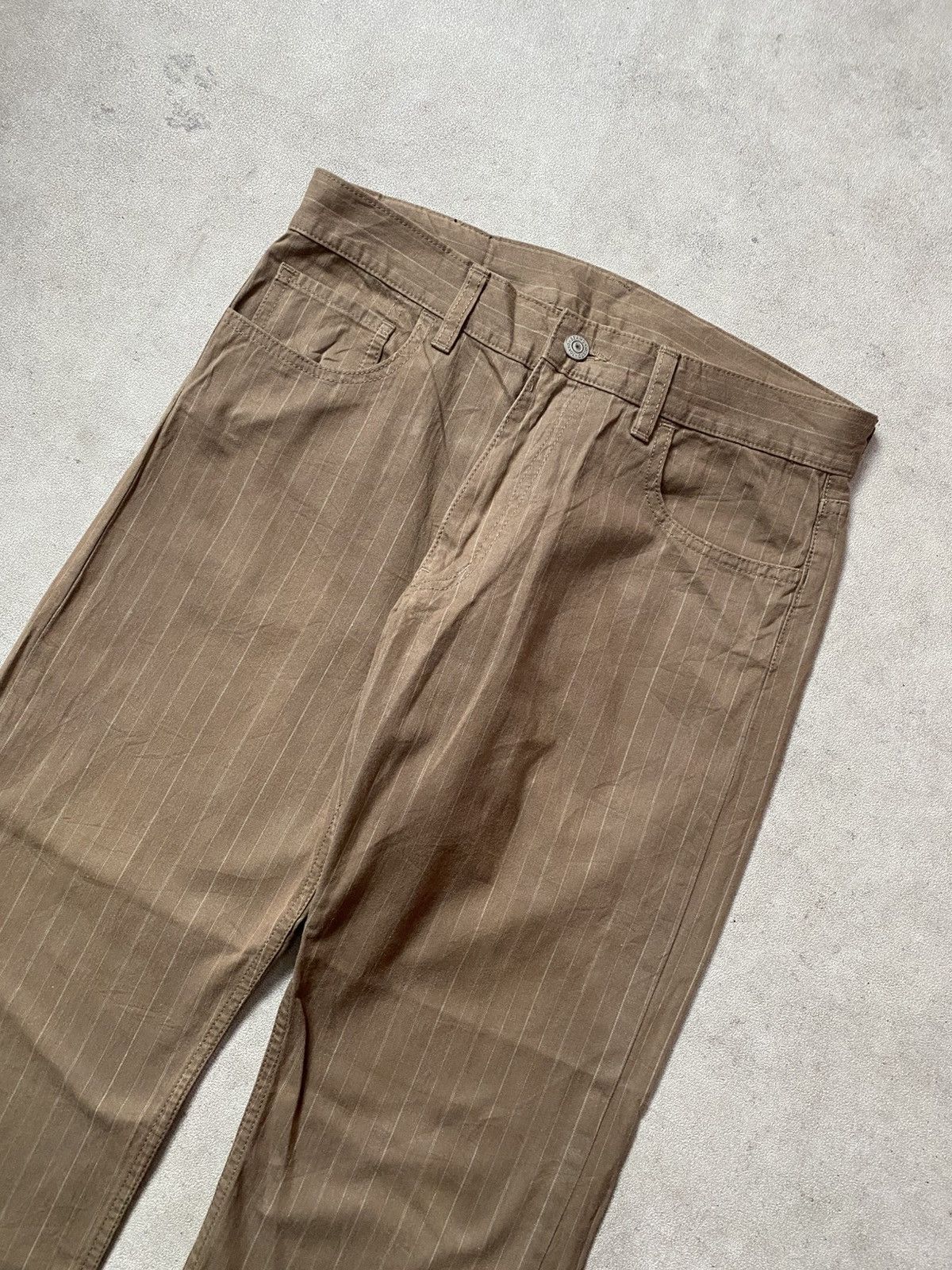 Beams Plus Vintage beams stripe herringbone pants Size US 30 / EU 46 - 6 Thumbnail