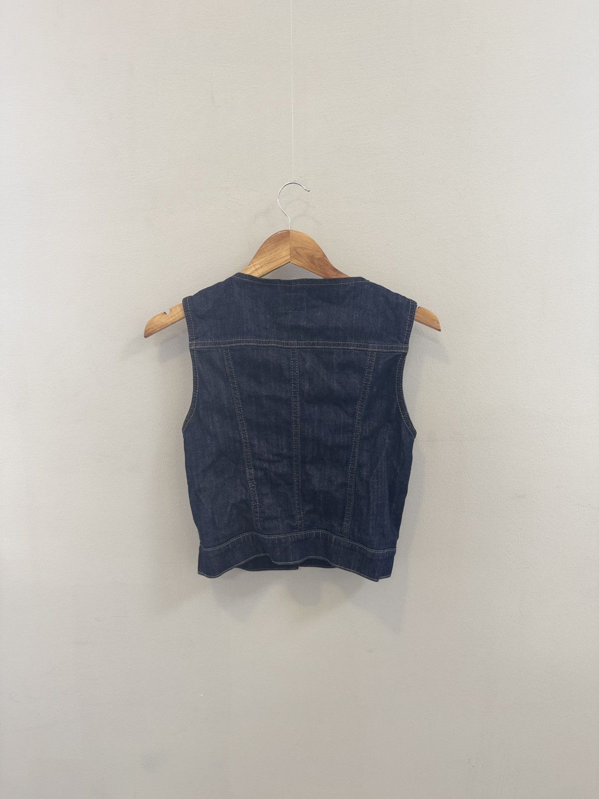 Miss Sixty Miss Sixty Y2K Vest Avant Gard Japanese Denim Style Size S Size S / US 4 / IT 40 - 5 Thumbnail