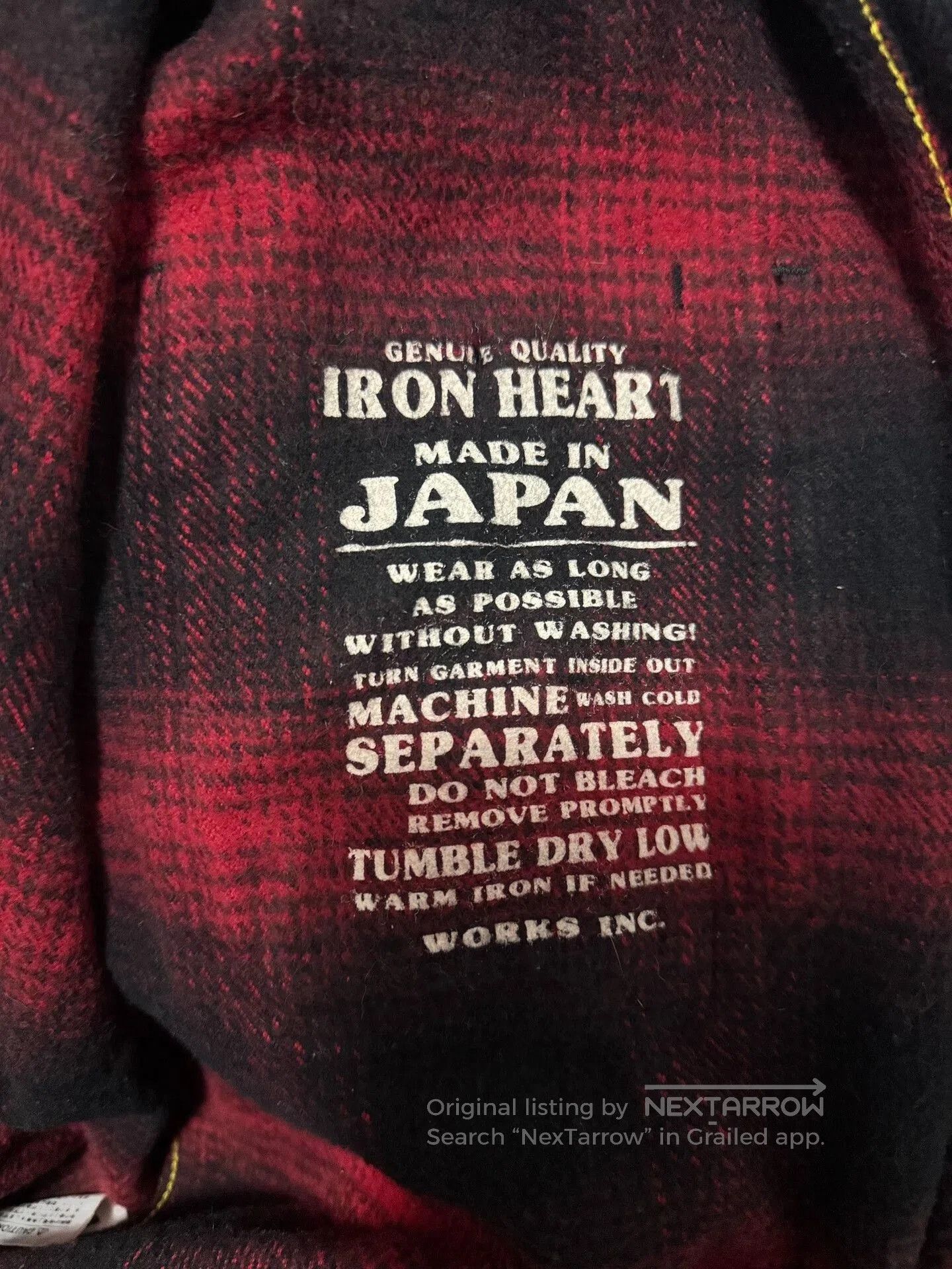 Iron Heart Iron Heart Flannel Shirt Heavyweight 12oz. Size US L / EU 52-54 / 3 - 3 Thumbnail