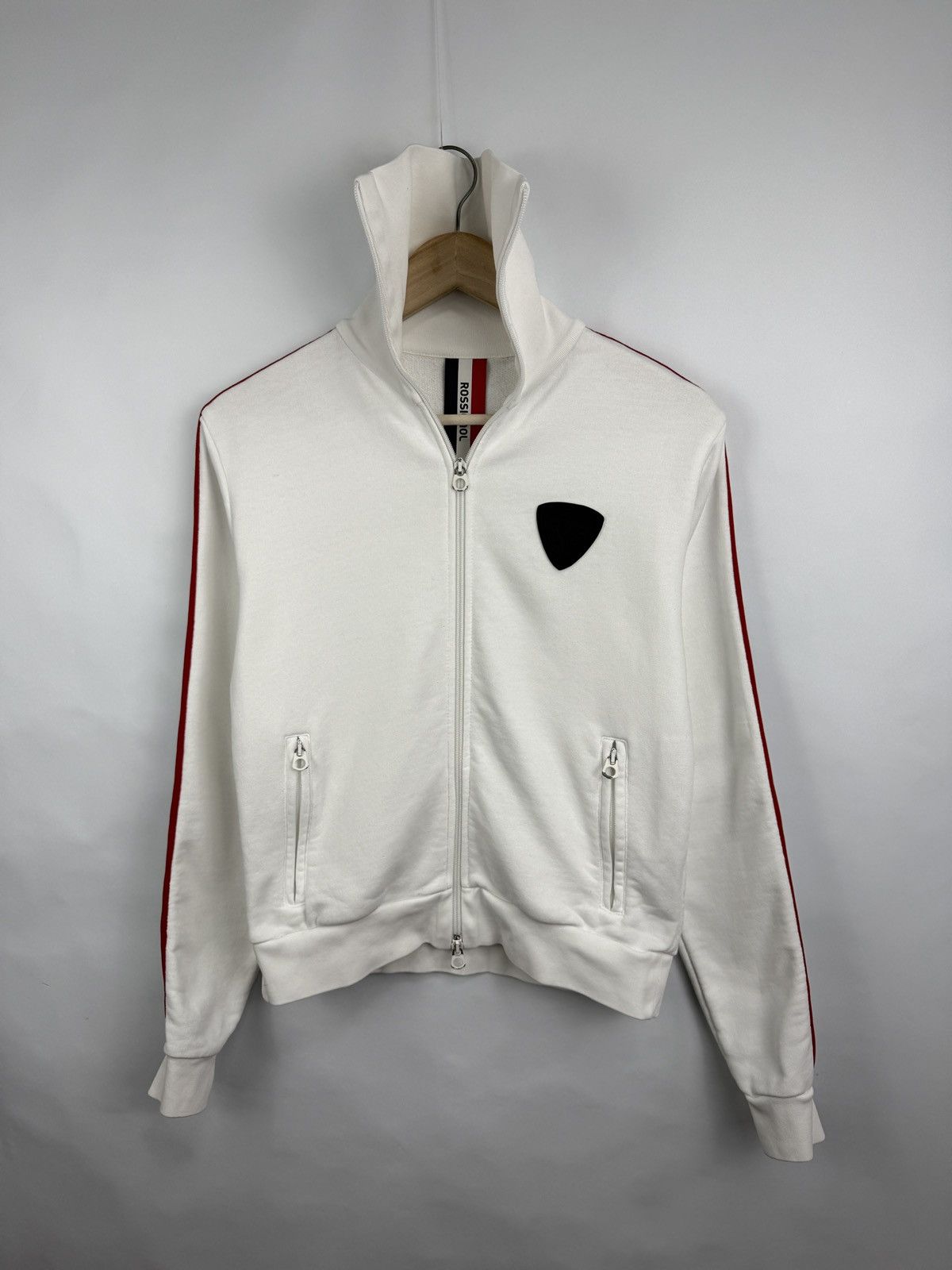 Rossignol 🇫🇷 Rossignol Roll Neck Track Jacket Tricolor Stripe Ski Rare Size XS / US 0-2 / IT 36-38 - 12 Thumbnail
