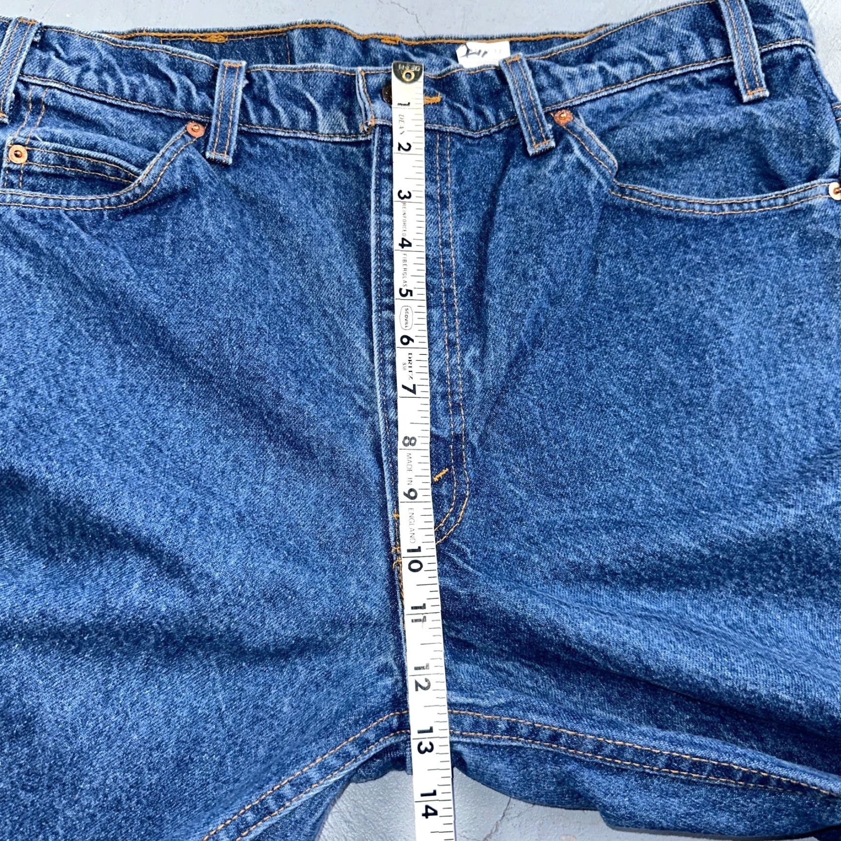 Levi's Levi's 505 Vintage 90s USA Orange Tab Jeans 38x34 501 Act 36x34 Blue Med Wash Levis 505 Jeans Vintage Yes Leather? Wait. Size US 38 / EU 54 - 7 Thumbnail