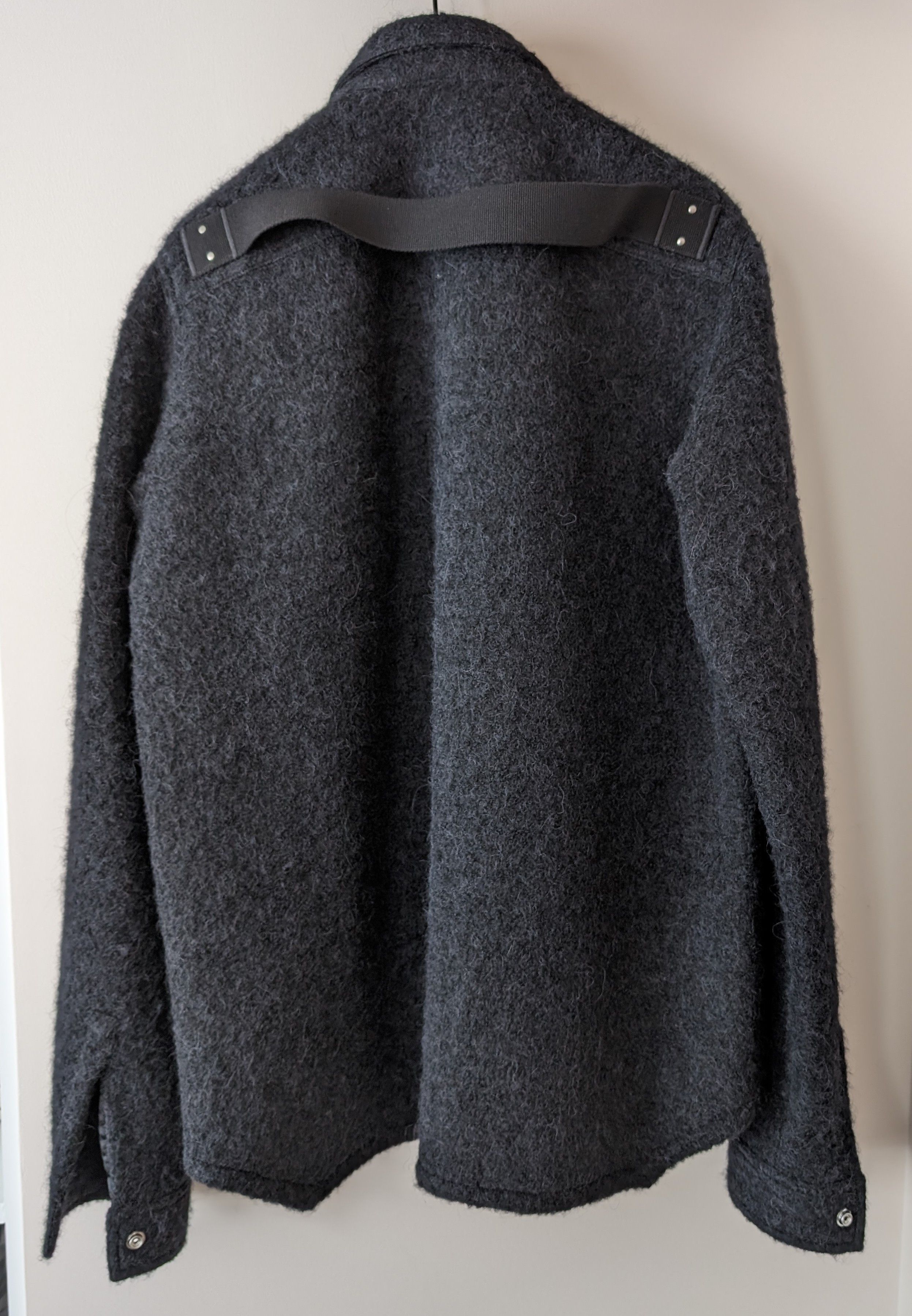 Rick Owens FW21 Alpaca/Mohair Outershirt Size US M / EU 48-50 / 2 - 5 Thumbnail