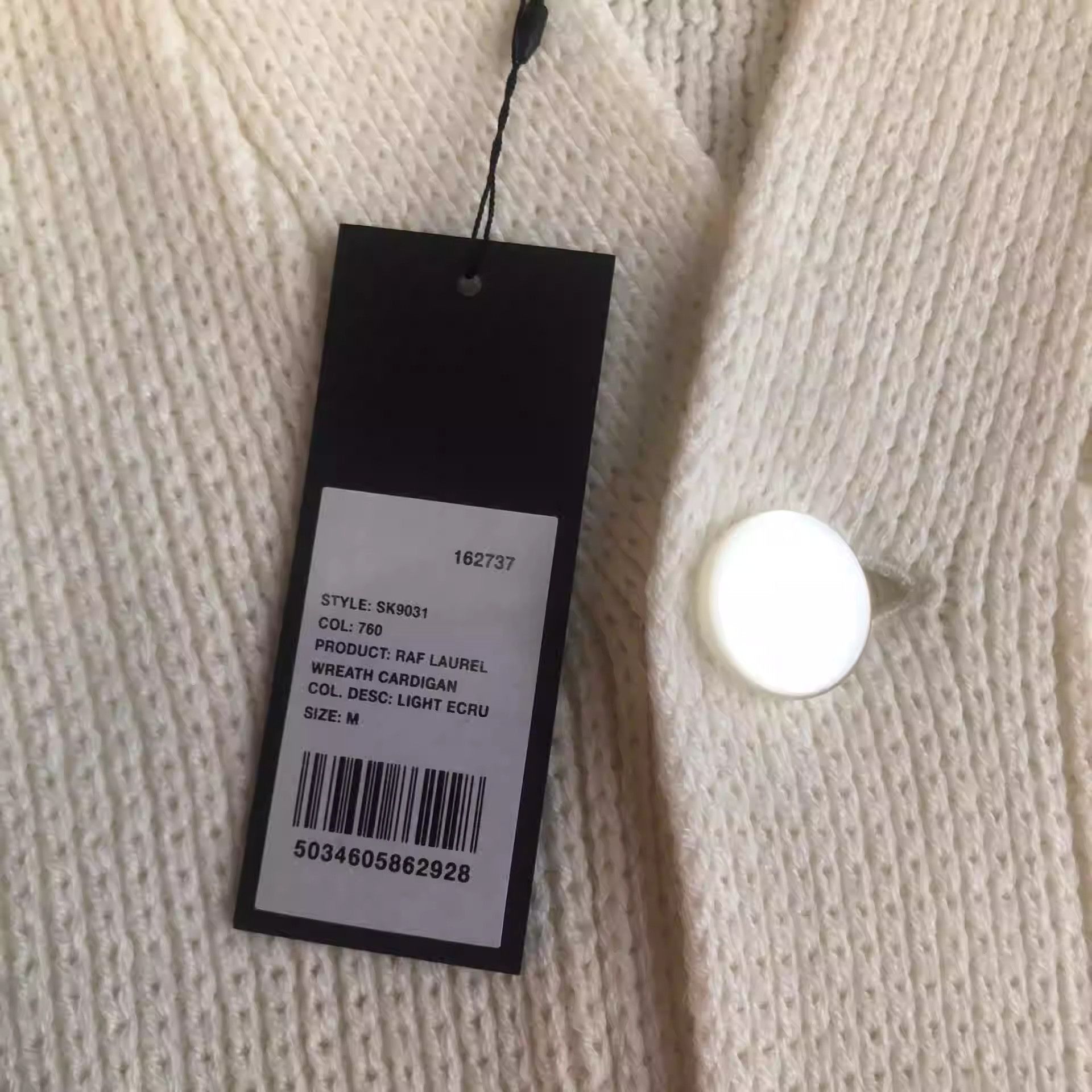 Raf Simons Raf simons&fred perry crew neck wool knit cardigan-2505 Size US M / EU 48-50 / 2 - 4 Thumbnail