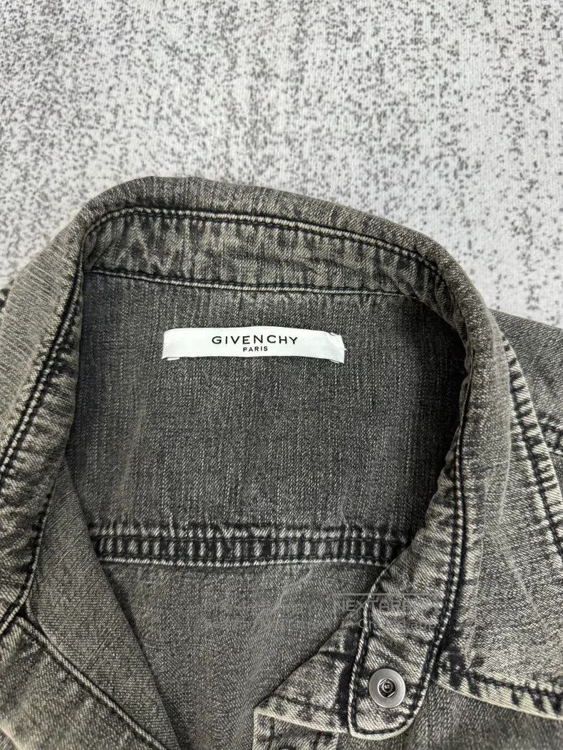 Givenchy Givenchy Distressed gray shirt jacket Size US XL / EU 56 / 4 - 2 Thumbnail