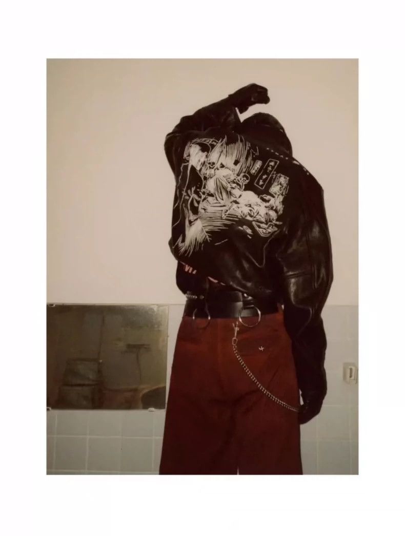 Enfants Riches Deprimes Enfants Riches Deprimes Black smoky embroidery fur jacket 2 Size US L / EU 52-54 / 3 - 2 Thumbnail