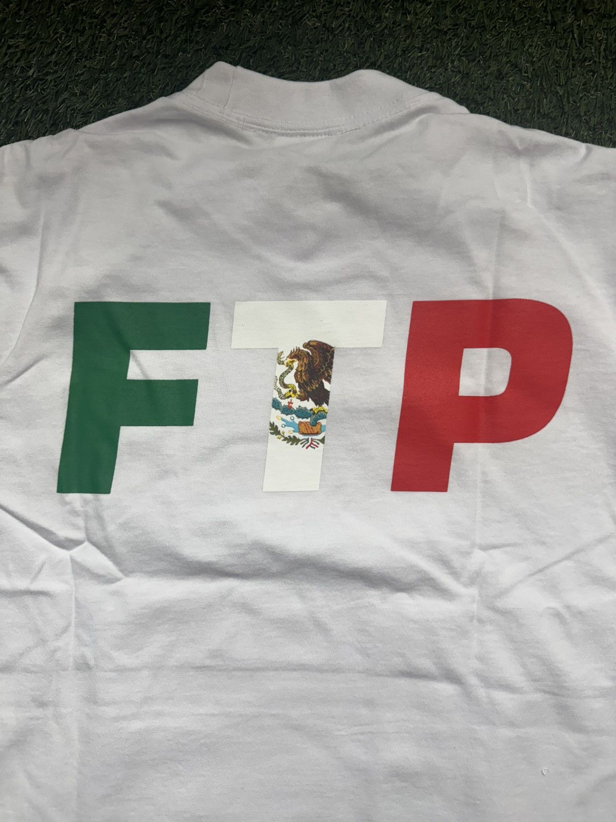 Fuck The Population FTP Mexican Flag Logo Tee White (Size Large) Size US L / EU 52-54 / 3 - 2 Thumbnail