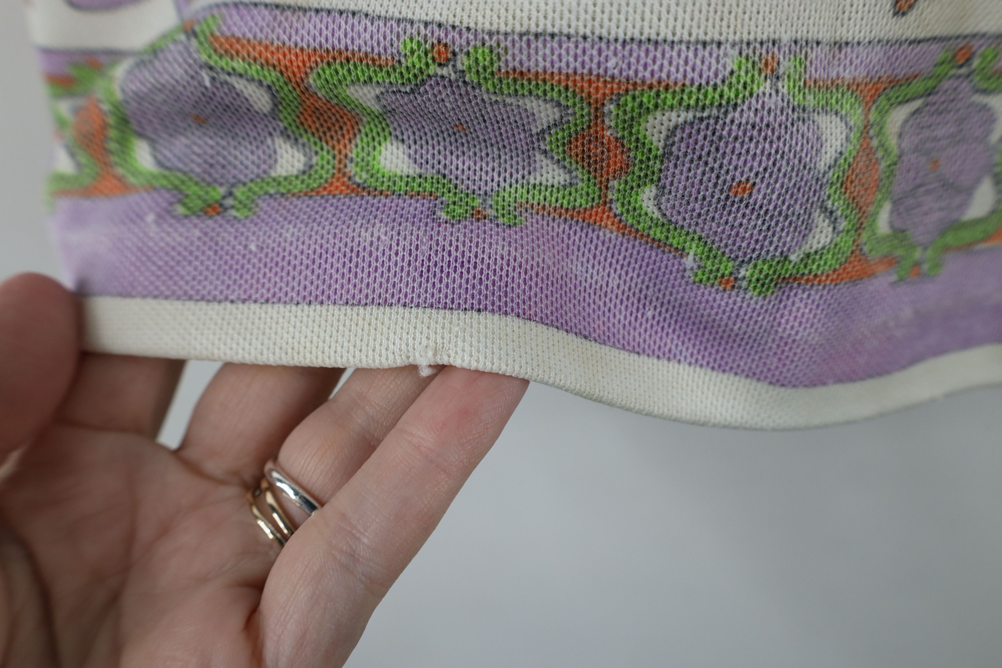 Vintage Vintage 60s 70s Mid Century Modern MCM Flower Knit Tank Top Size M / US 6-8 / IT 42-44 - 6 Thumbnail