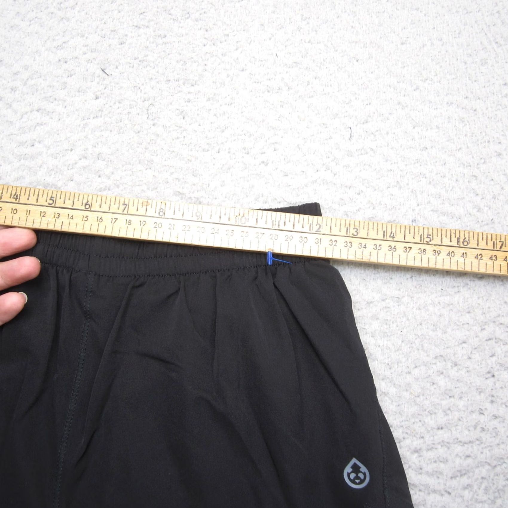 Vintage Tasc Shorts Womens XS Black Lined Running Yoga Training Size 26" / US 2 / IT 38 - 7 Thumbnail