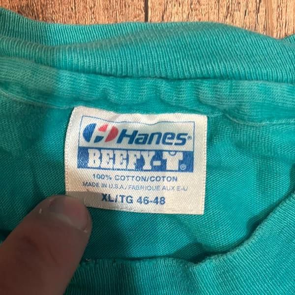 Hanes VTG Support Public Radio T-shirt Renaissance Radio Montana Size US XL / EU 56 / 4 - 2 Thumbnail