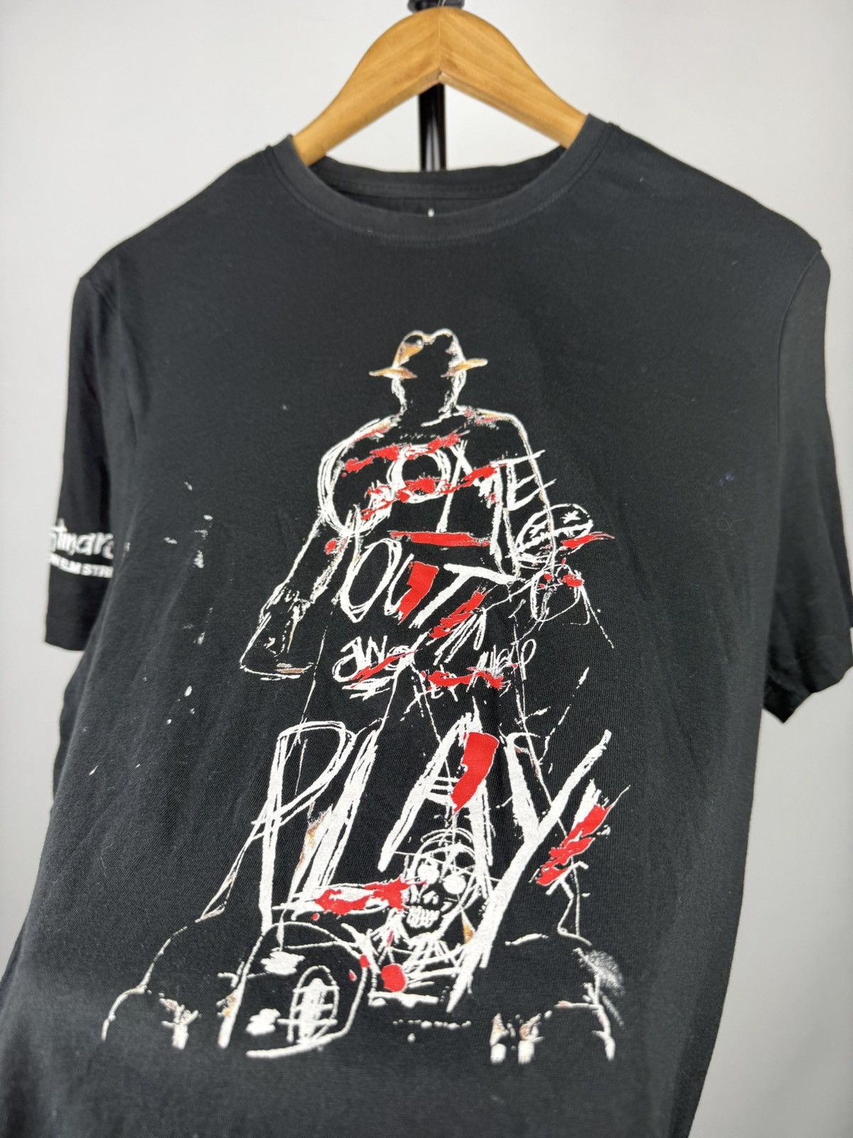 Vintage 2022 A Nightmare on Elm Street Freddy Krueger Art Tee Size US M / EU 48-50 / 2 - 5 Thumbnail