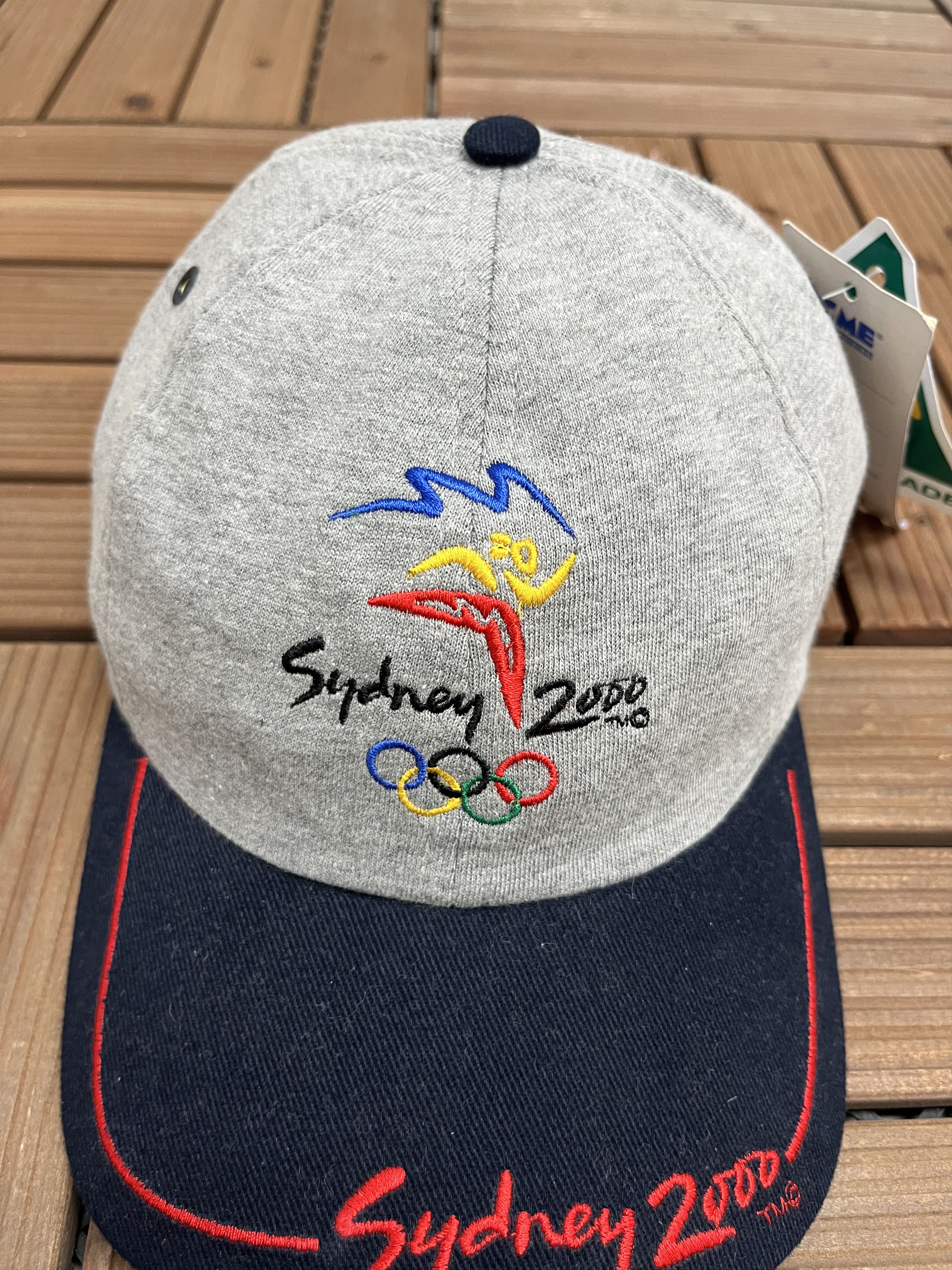 Vintage Sydney Olympics 2000 Vintage Grey Hat Cap Size ONE SIZE - 3 Thumbnail