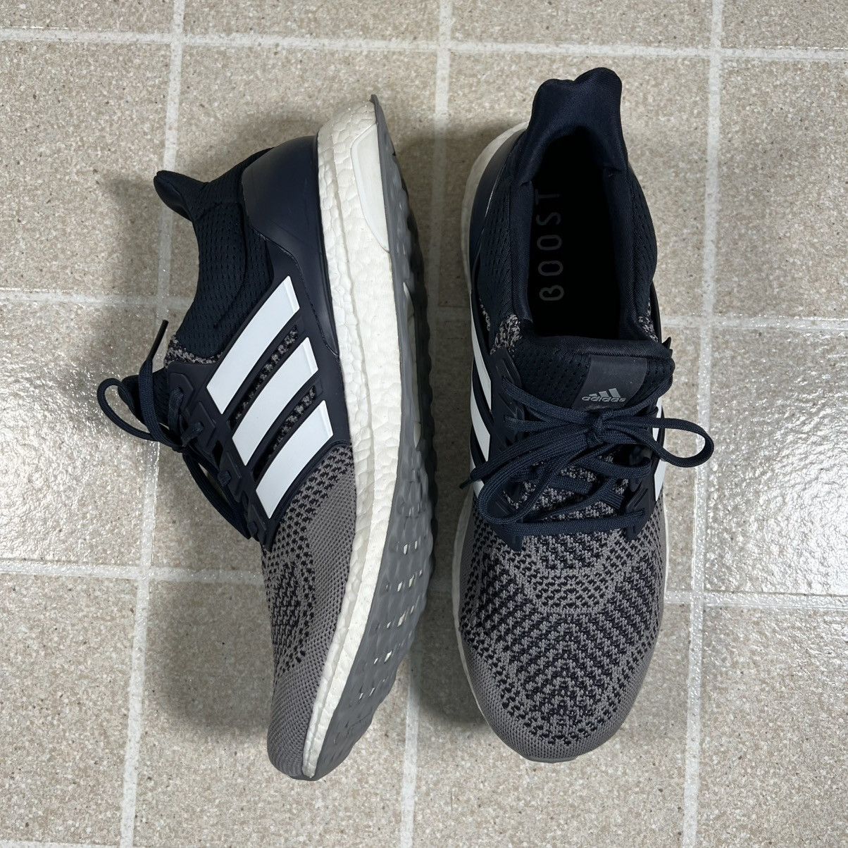 Adidas Adidas Ultraboost 1.0 Legend Cloud White Grey Running Sz 13 Size US 13 / EU 46 - 3 Thumbnail