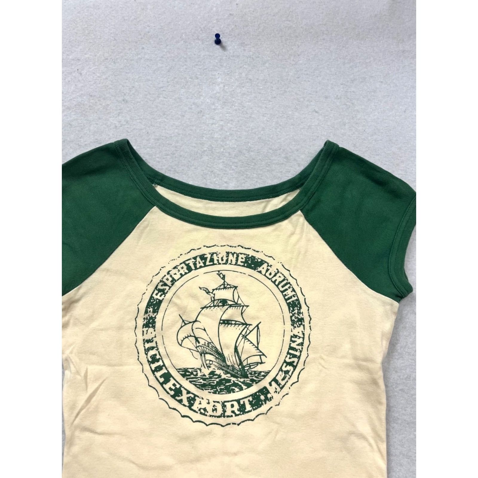 Vintage VINTAGE Padini Shirt Men S Green Beige Graphic Cotton T-Shirt Size US S / EU 44-46 / 1 - 4 Thumbnail