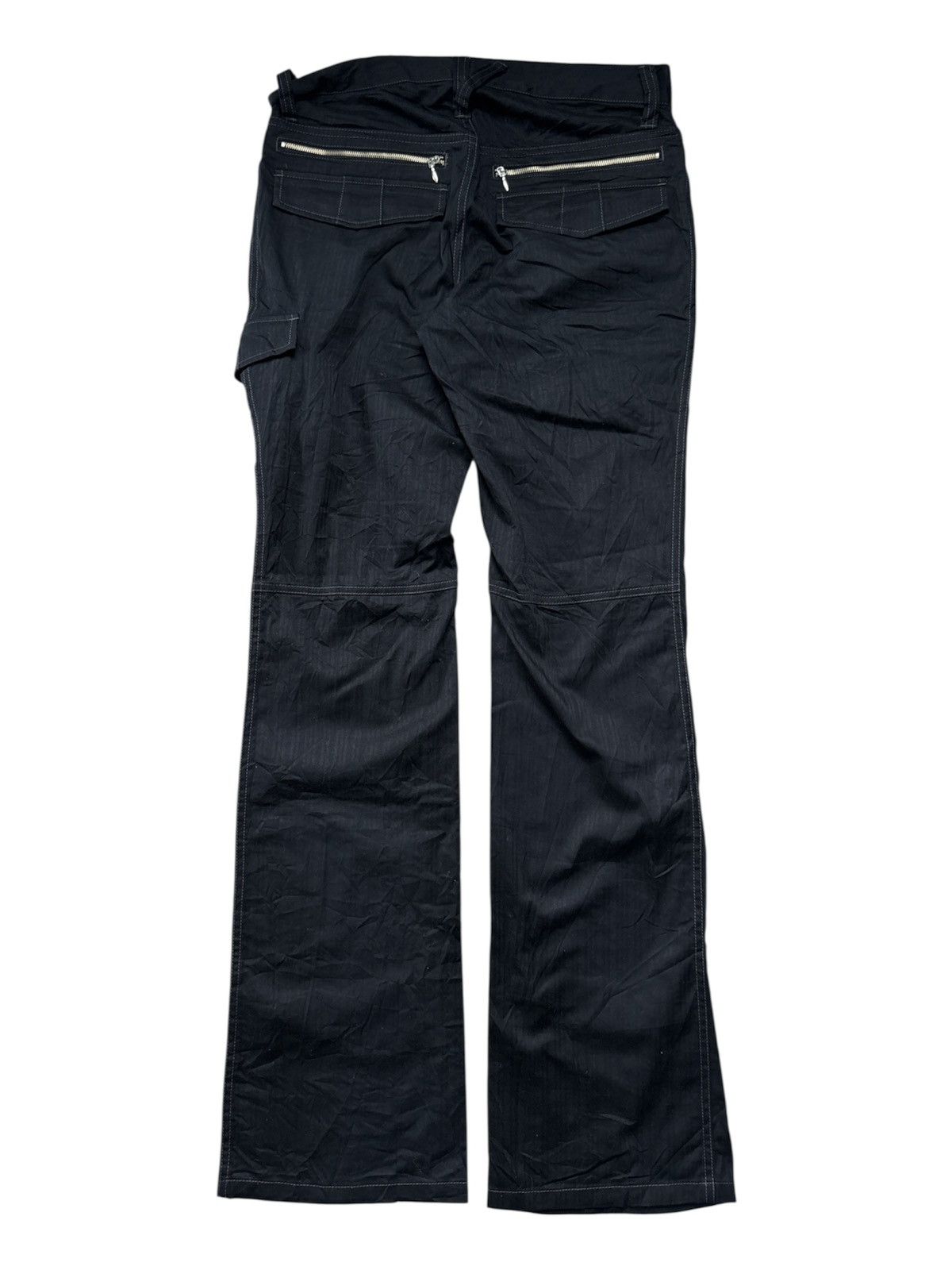 Tornado Mart Multi Zip Flare Pants Size US 32 / EU 48 - 2 Thumbnail