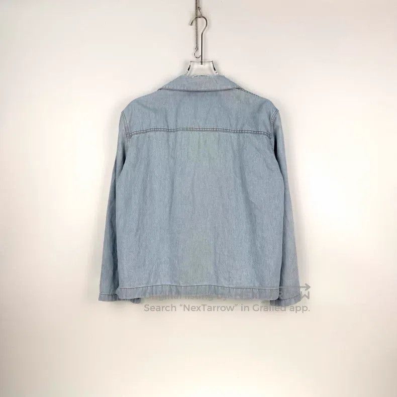 Loewe Loewe Light Blue Large Logo Denim Shirt Size XS / US 0-2 / IT 36-38 - 4 Thumbnail
