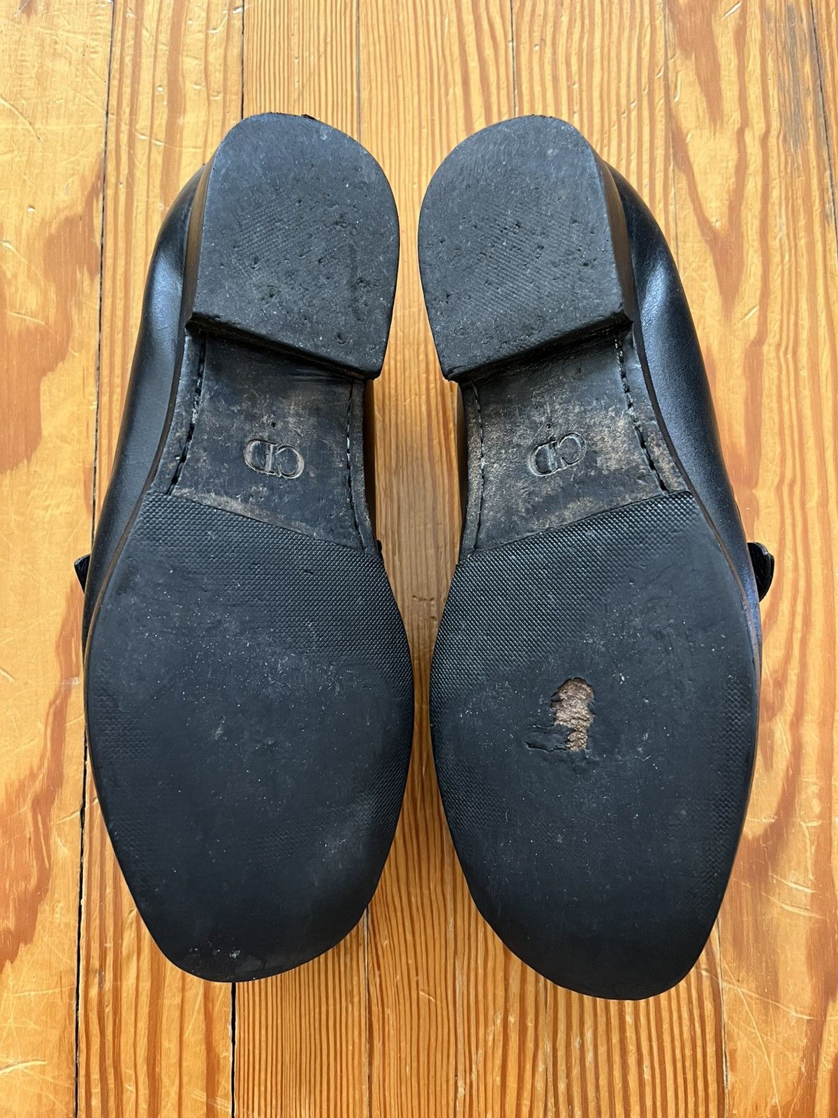 Dior Dior Homme Hedi Slimane Bondage Strap Loafer Leather Black Size US 8 / EU 41 - 7 Thumbnail