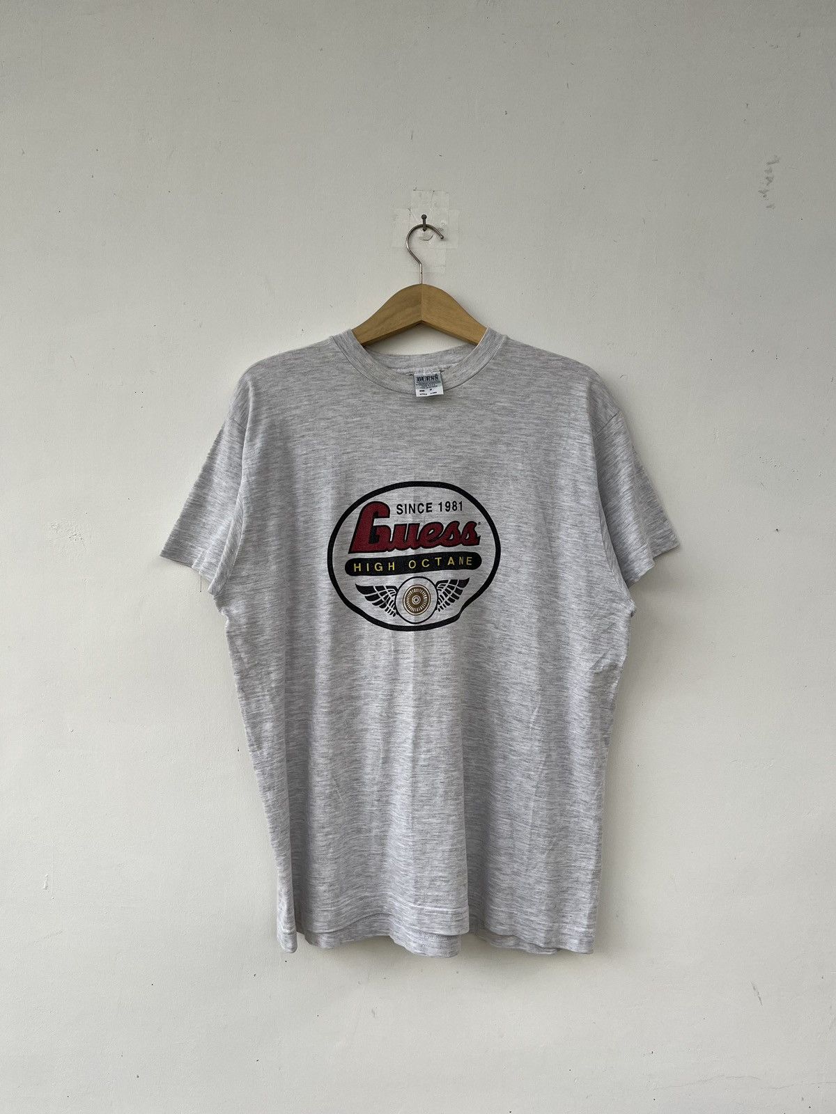 Georges Marciano × Guess × Vintage VINTAGE GUESS ‘HIGH OCTANE’ TEE Size US M / EU 48-50 / 2 - 1 Thumbnail