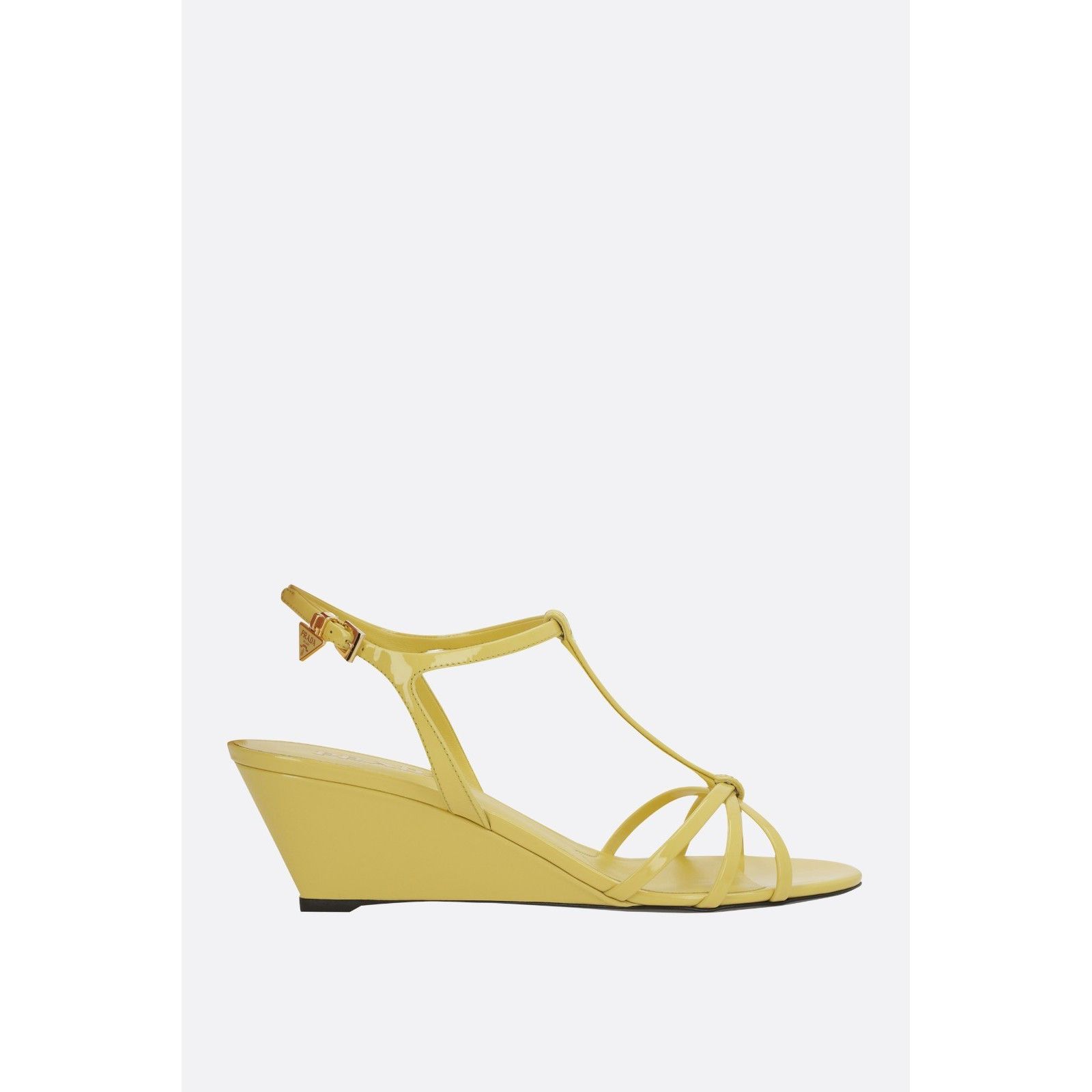 Prada PRADA $1320 Pineapple Patent Leather Sandals New & Authentic Size US 8.5 / IT 38.5 - 1 Thumbnail