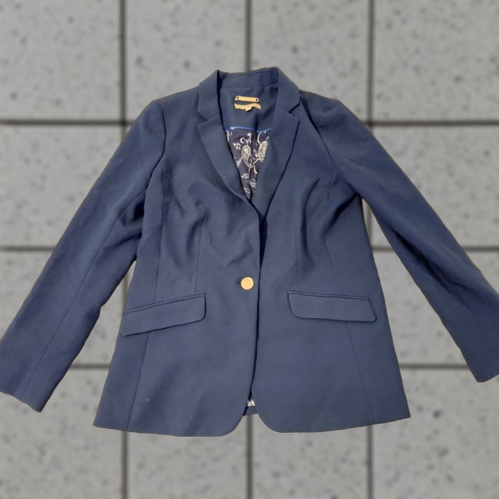 Talbots Womens Talbots Jacket Blazer 8 Blue Shirt? Size M / US 6-8 / IT 42-44 - 1 Thumbnail