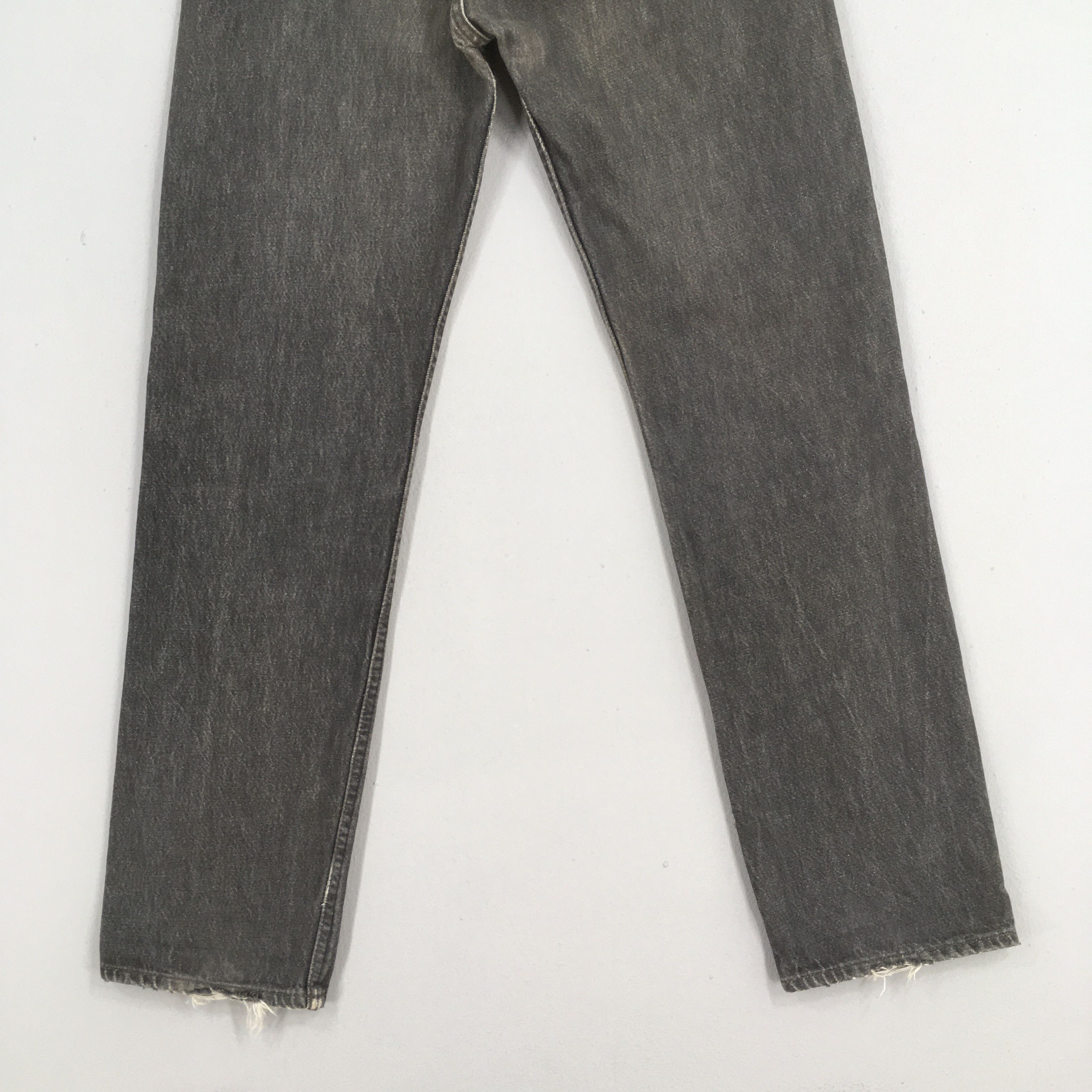 Levi's Size 29x30 Vintage 90s Levi's 501 Faded Black Jeans S277 Size US 29 - 9 Thumbnail