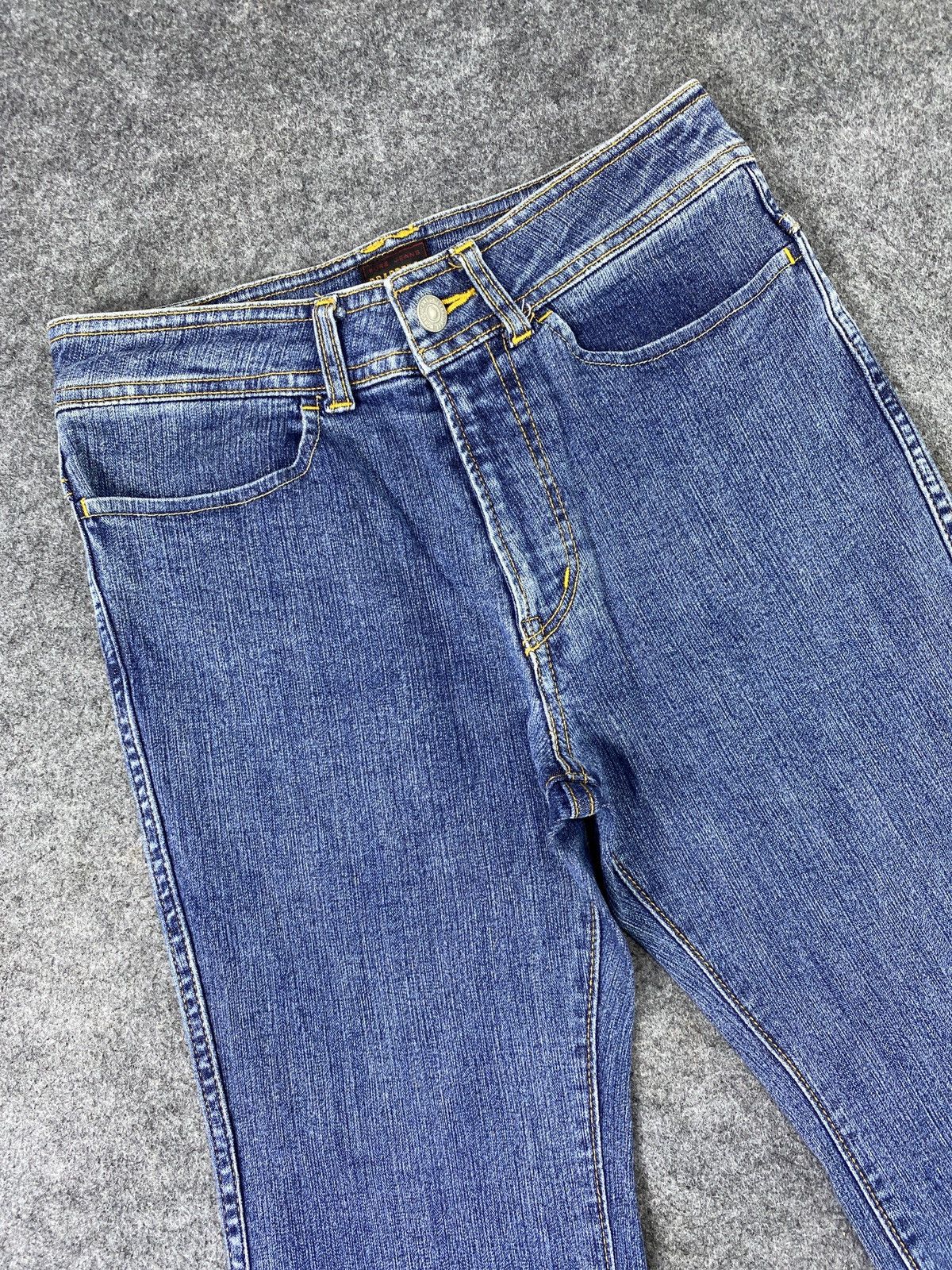 Japanese Brand × Jean Japanese Brand Brappers Flared Blue Jeans - J1033 Size 26" / US 2 / IT 38 - 3 Thumbnail